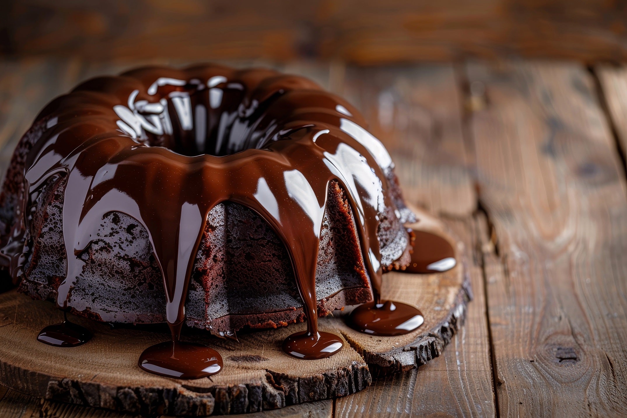 Receita de Bolo de Chocolate Natalino com Cobertura