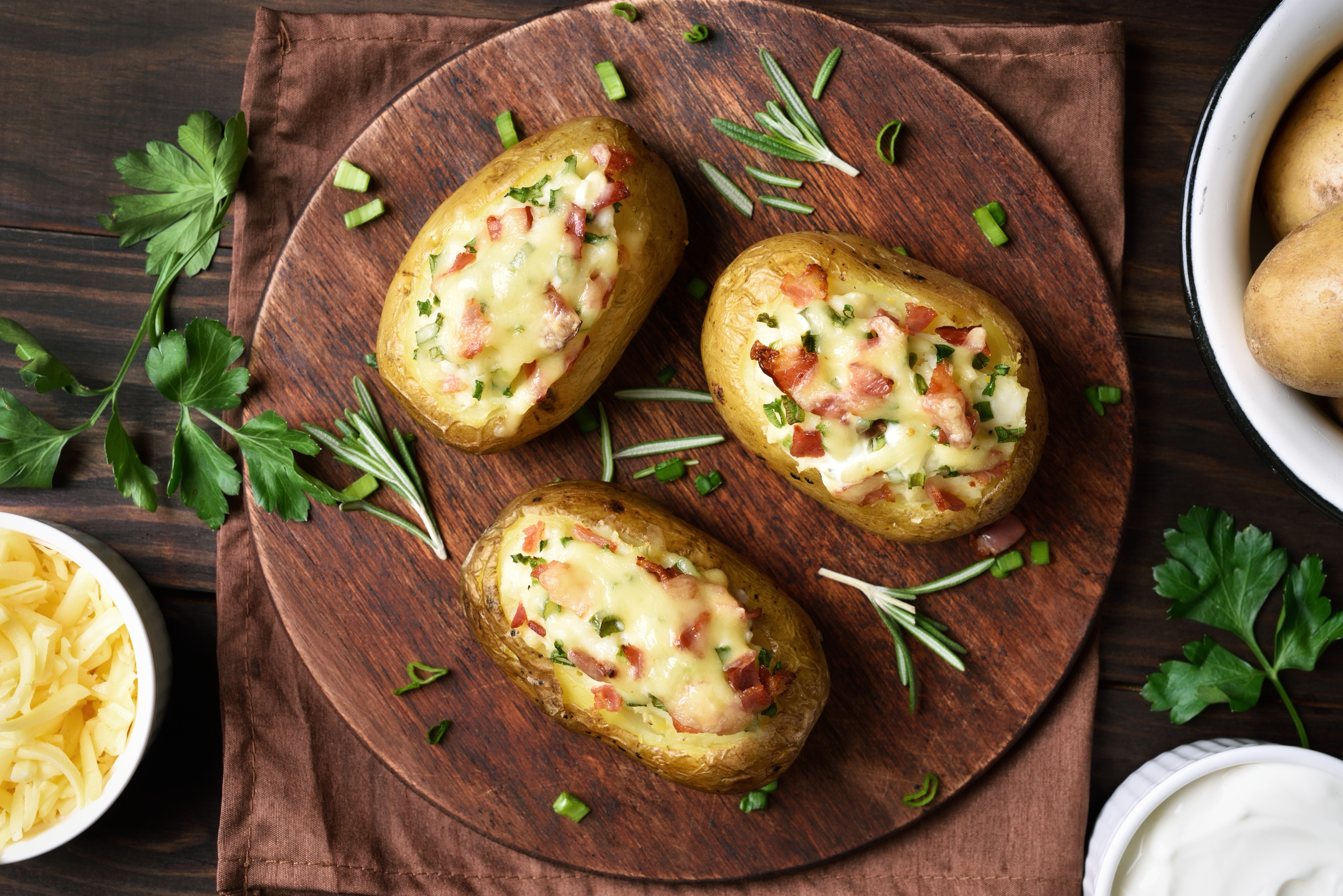 Receita de Batata Recheada na Air Fryer