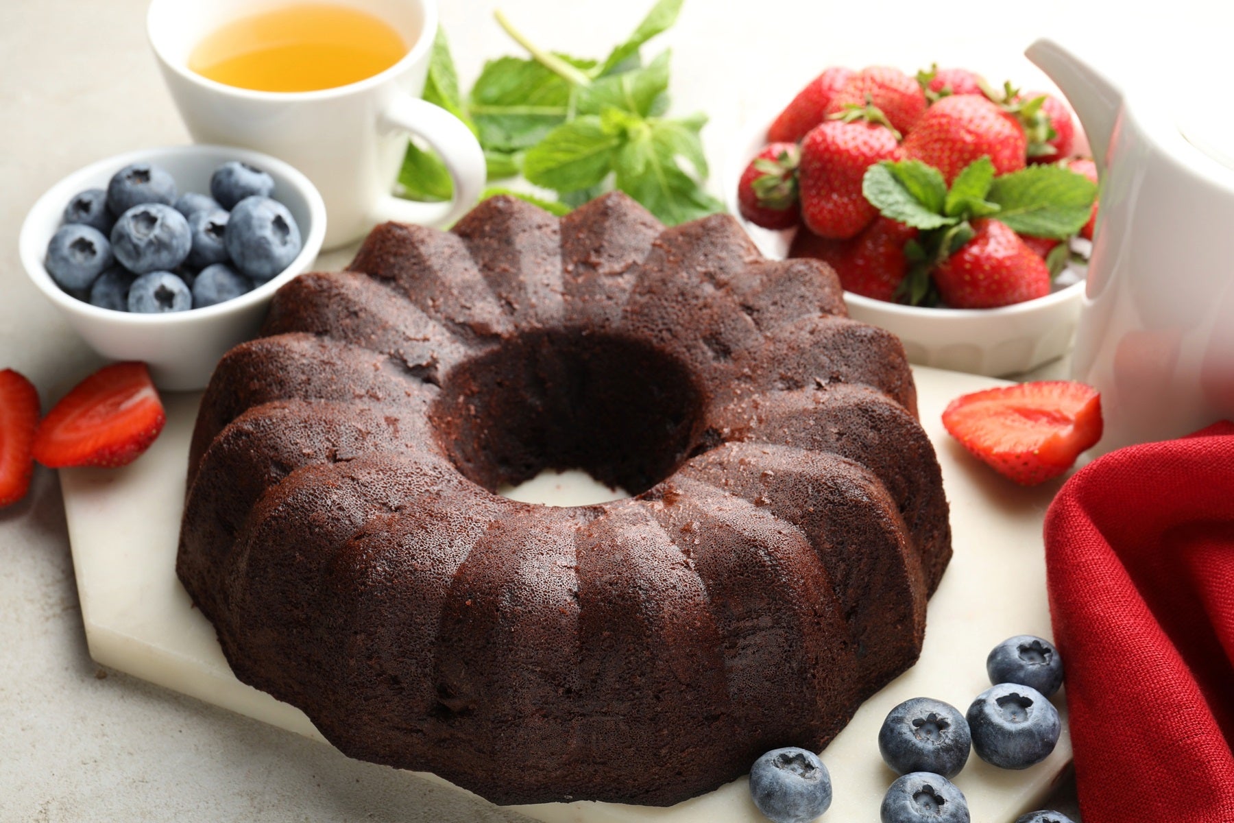 Receita de Bolo de Chocolate Natalino com Achocolatado em Pó