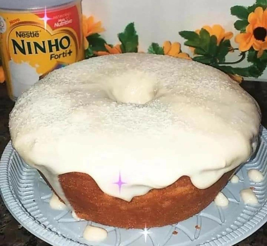 Receita de Bolo de Ninho