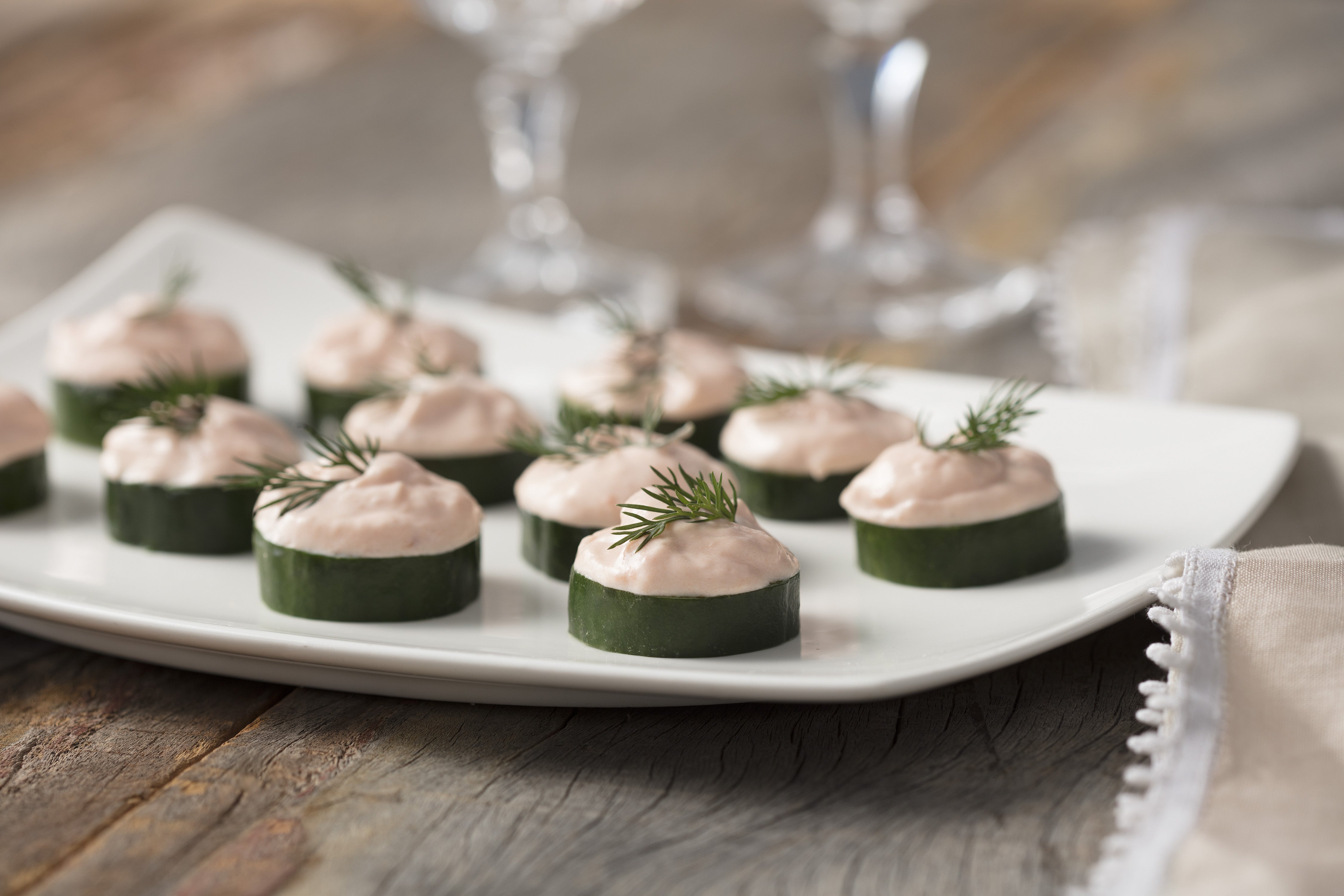 Canapé de Salmão Light