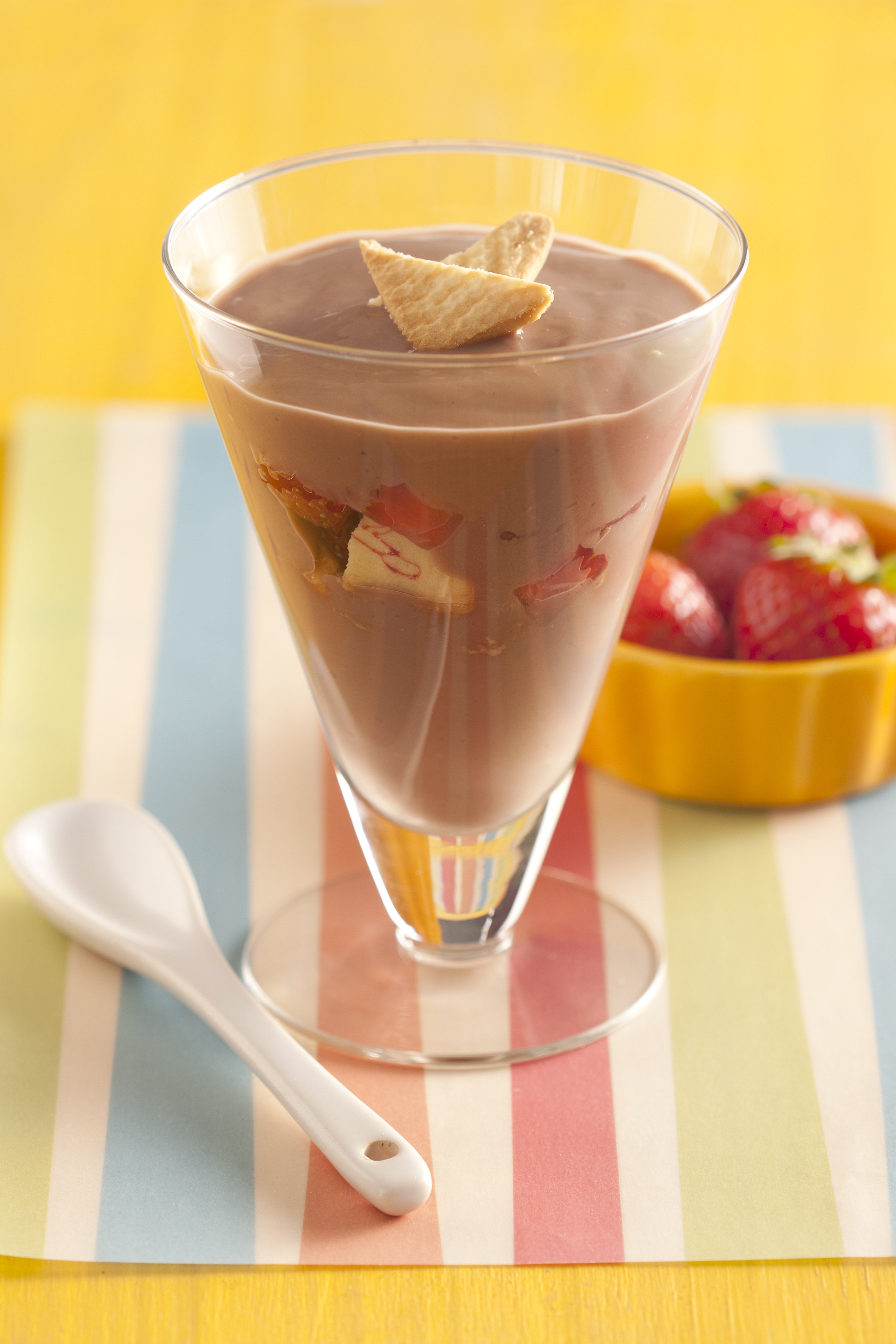 Pavê de Chocolate e Morango