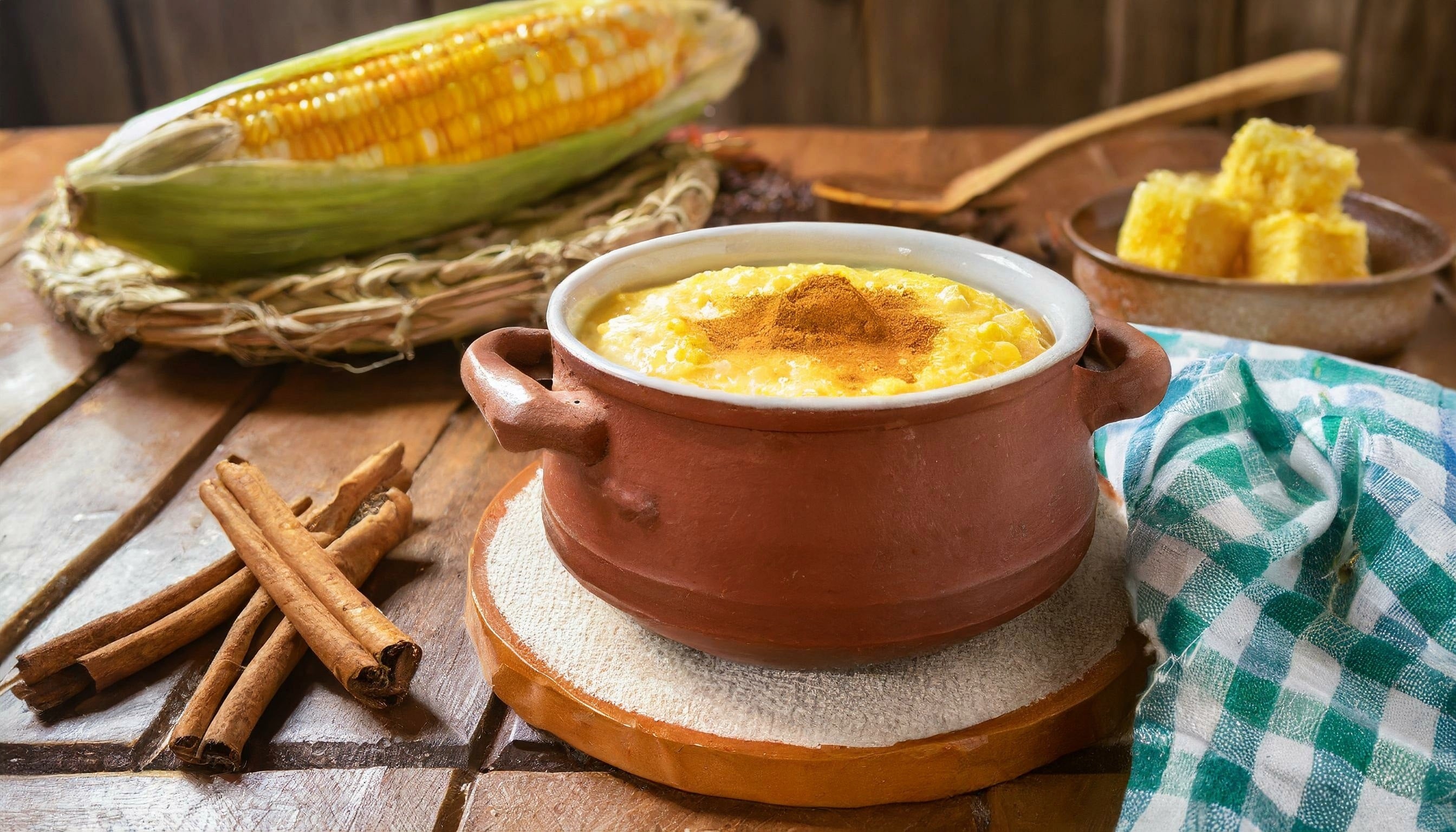 Receita de Canjica de Milho Verde