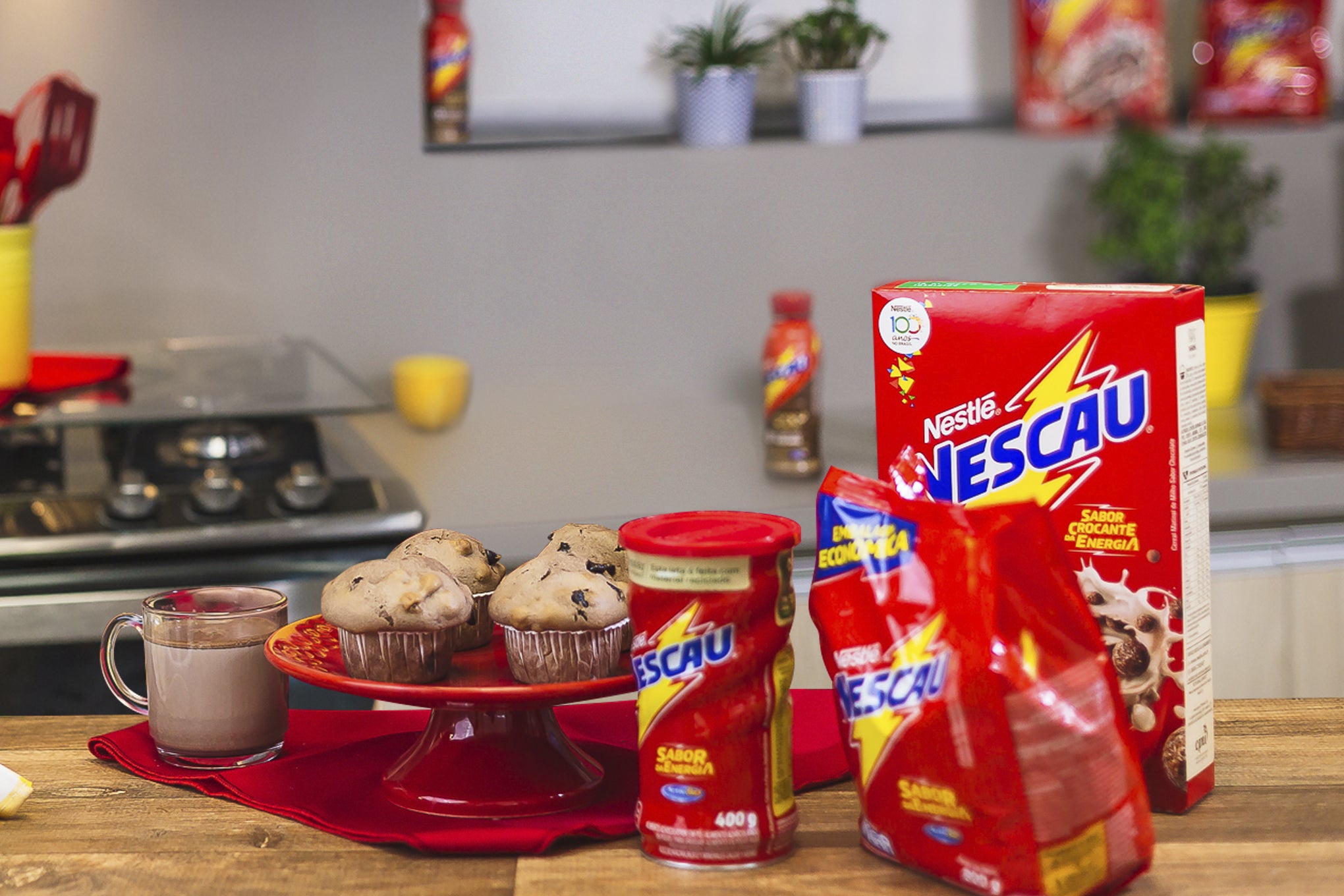 Muffin Crocante de Nescau Receitas Nestlé