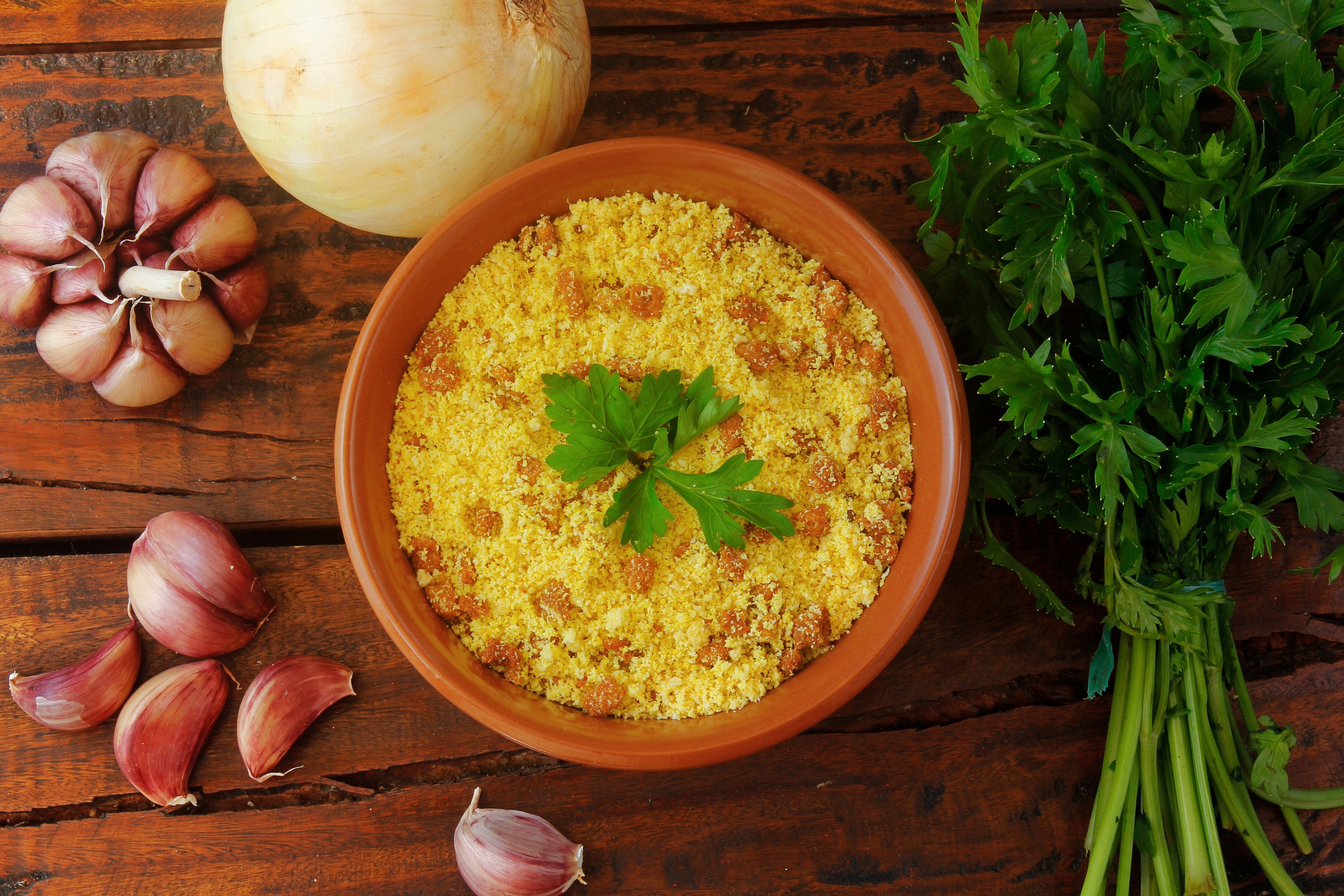 Receita de Farofa de Pinhão