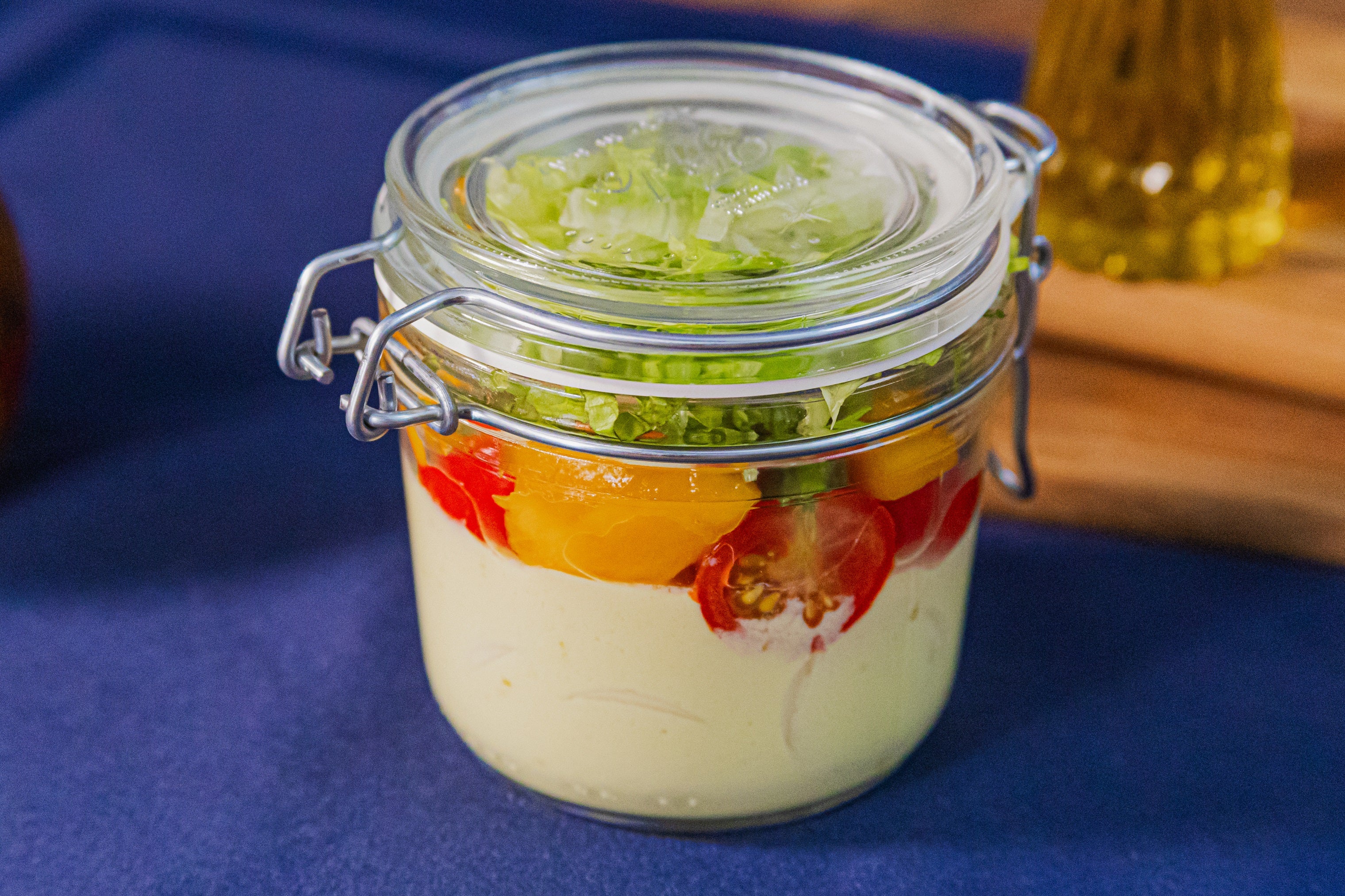 Receita de Salada Primavera com Molho de Mostarda