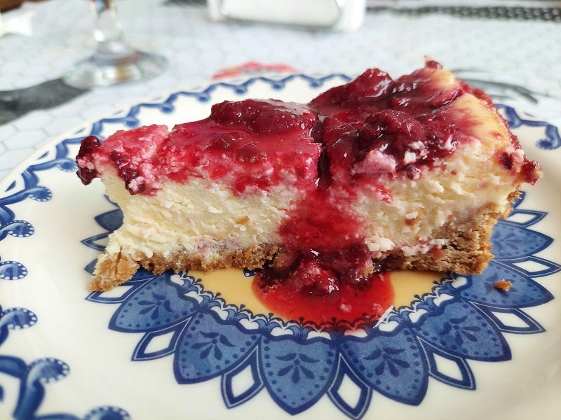Cheesecake de Frutas Vermelhas ao estilo Nova York