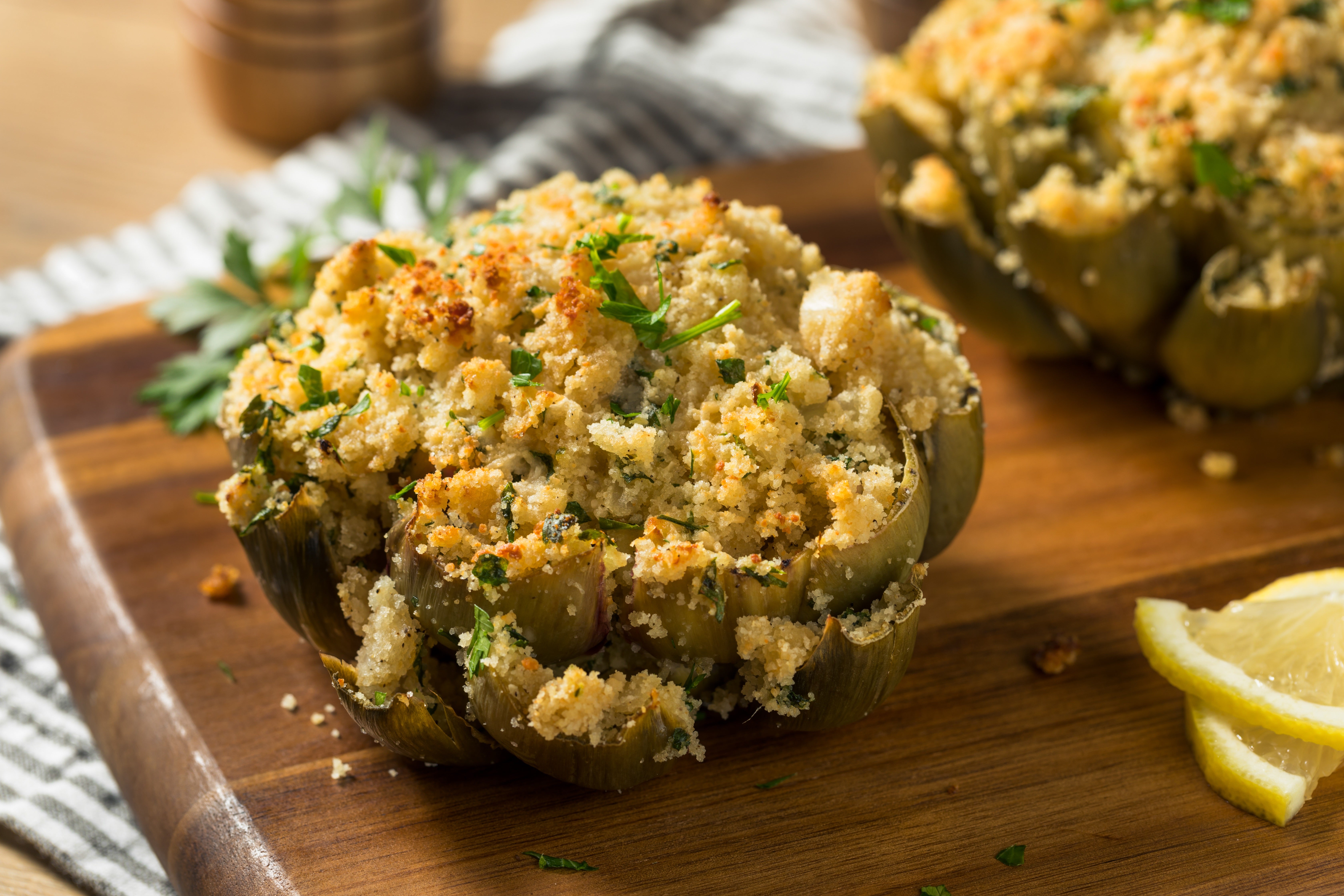 Alcachofras Gratinadas