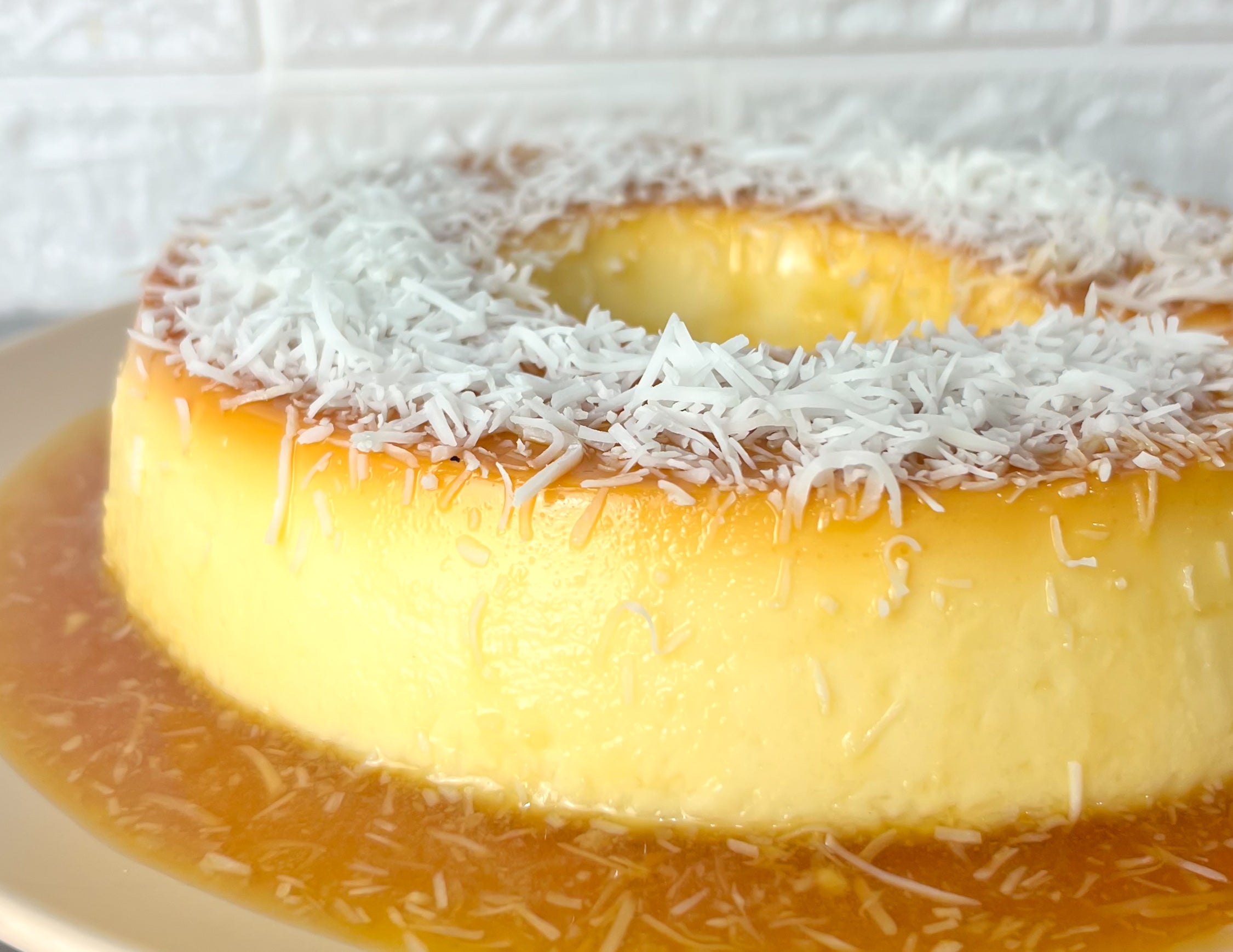 Receita de Pudim Nuvem de Coco