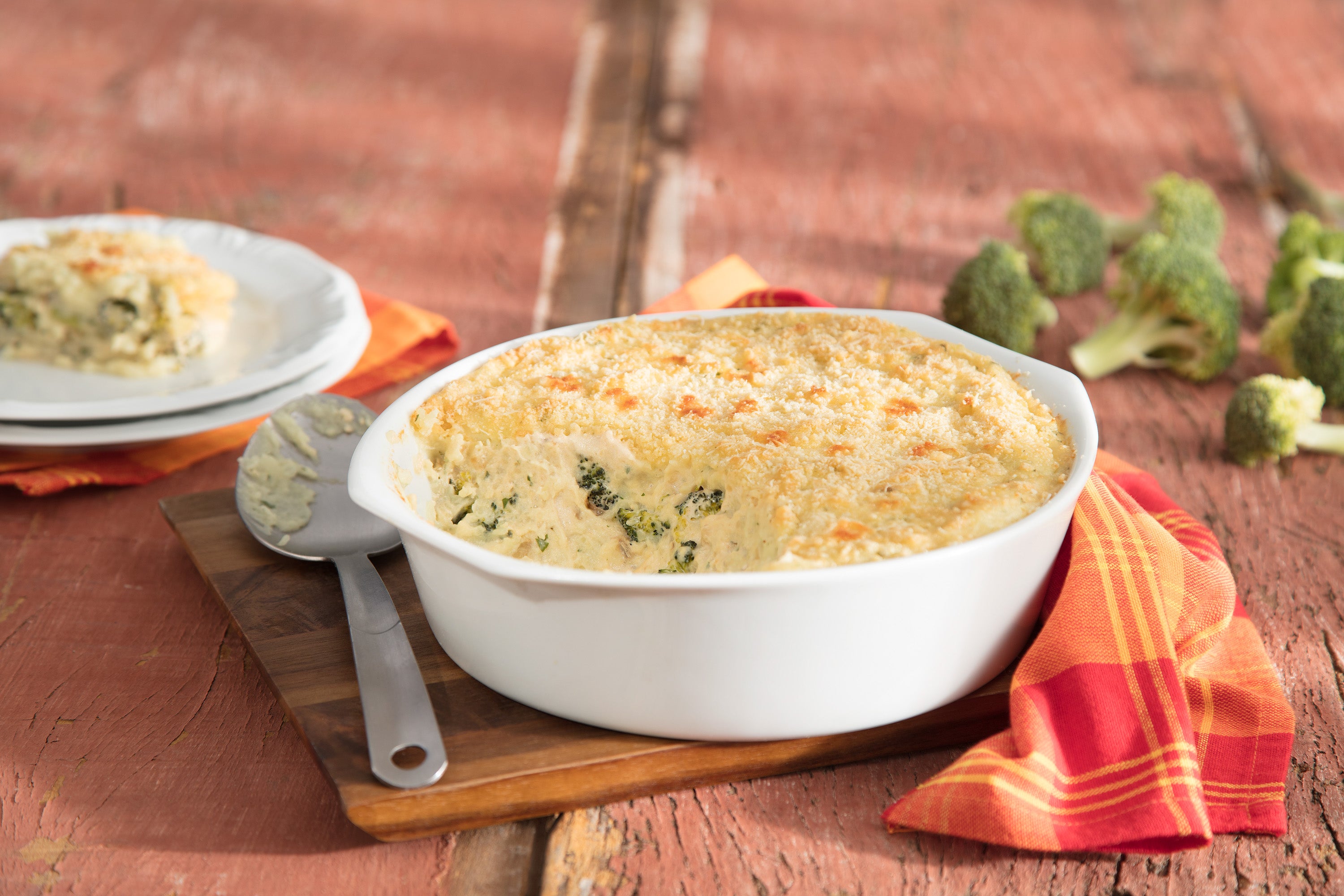 Dourado de Batata e Brócolis