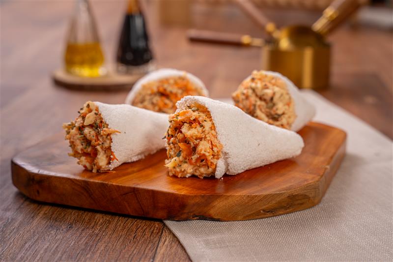 Canudinhos de Frango com Nutren® Control Sem Sabor