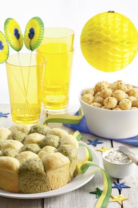 Pão de Espinafre e Mandioquinha