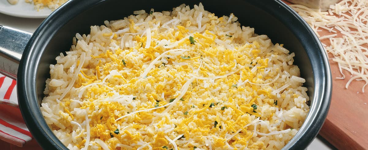 Arroz Amarelinho com Ovo