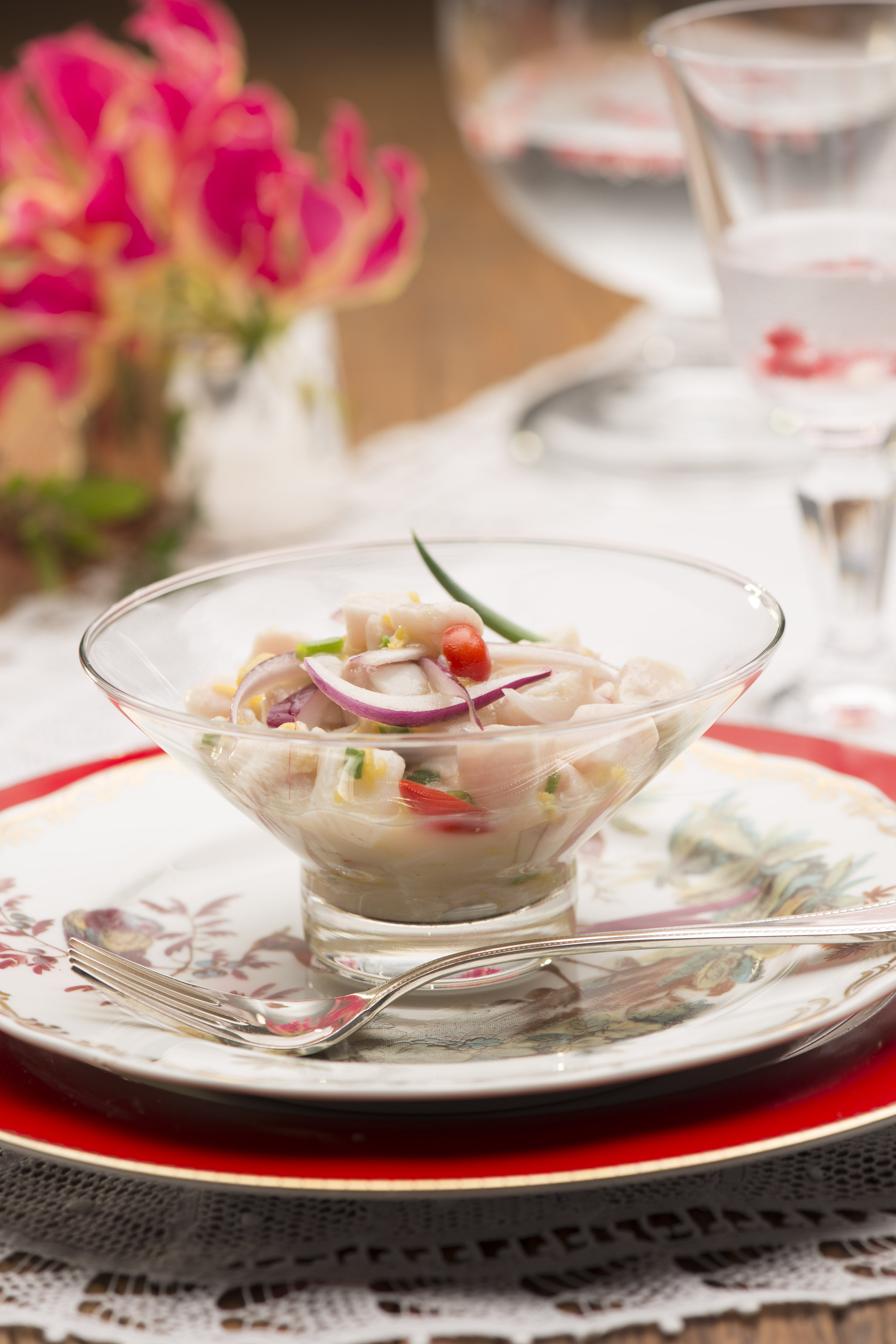 Ceviche de Peixe Branco
