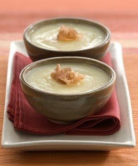 Creme de Batata com Presunto Cru