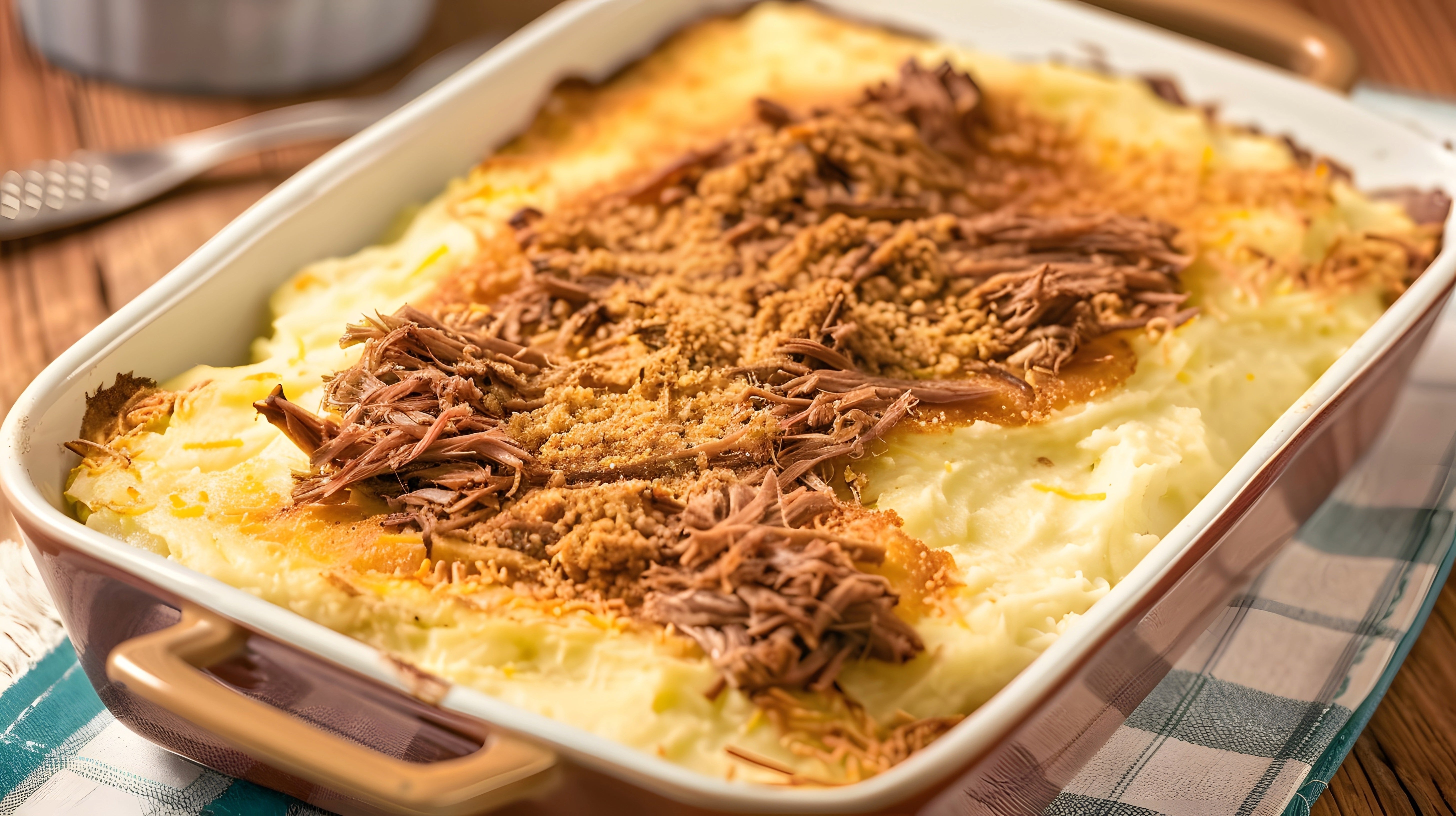 Receita de Fricassê de Carne Desfiada