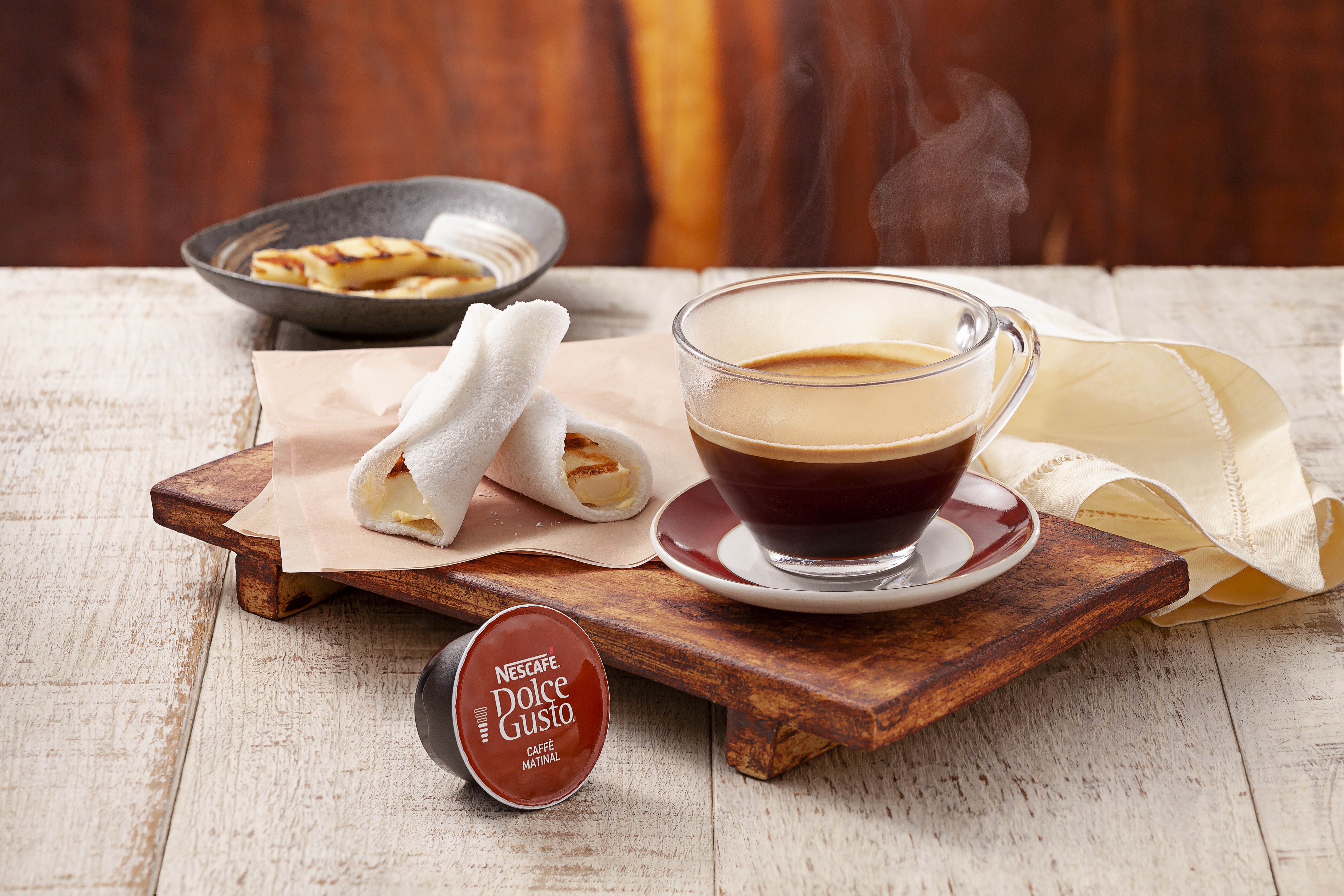 Mini Tapioca com Manteiga com Caffé Matinal