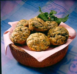 Muffins de Espinafre