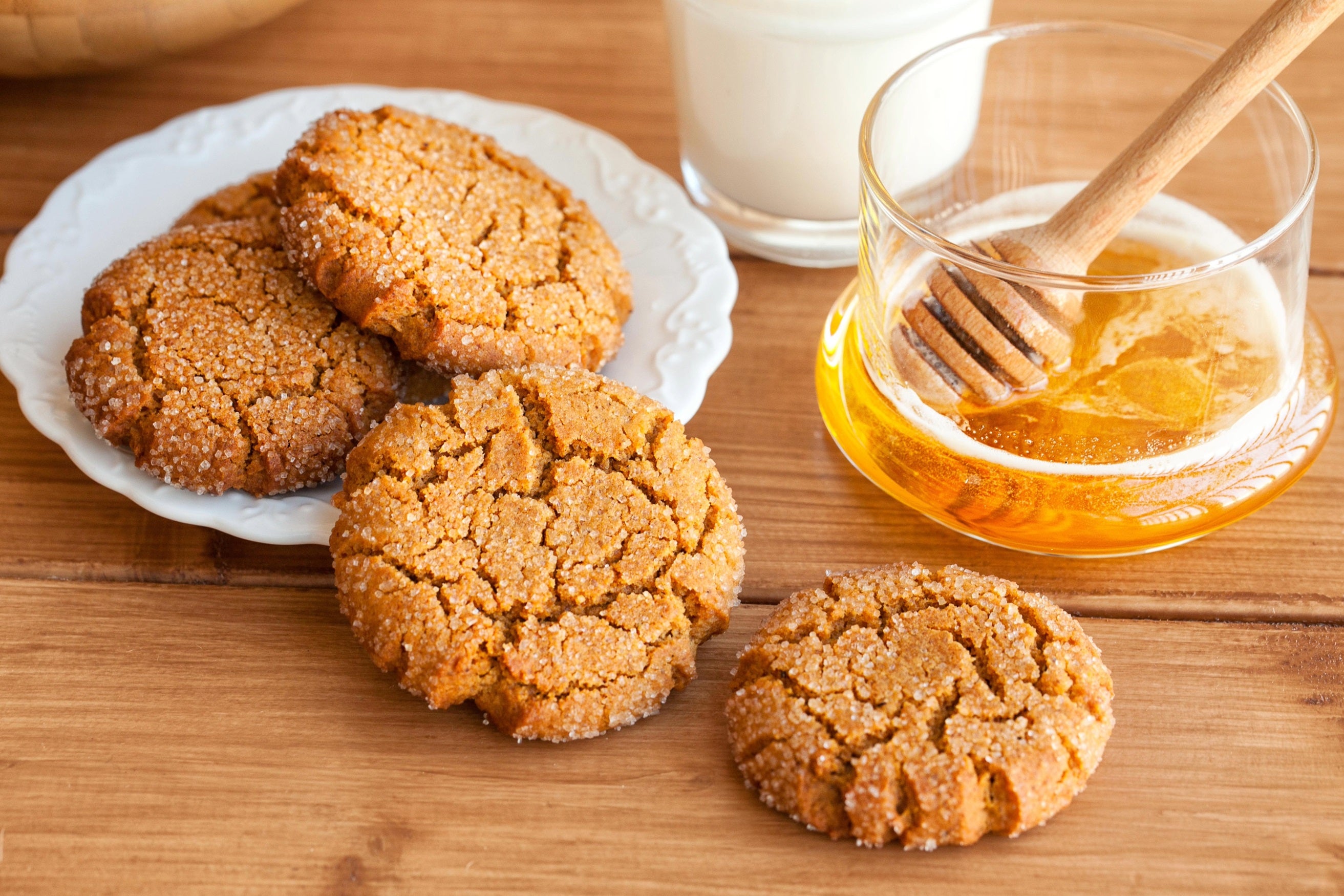 Receita de Biscoitinho de Gengibre com Mel
