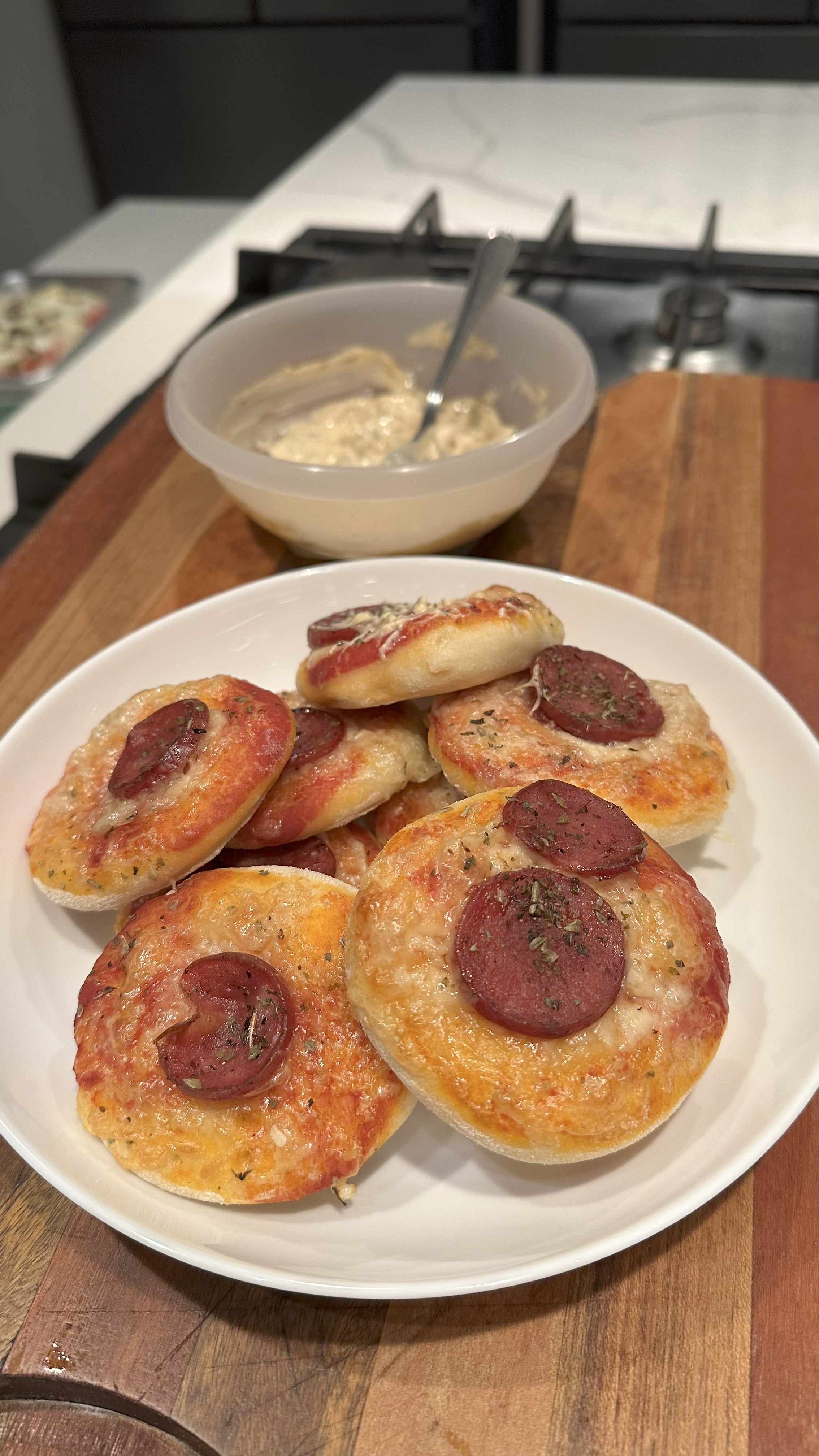 Receita de Mini Pizzas