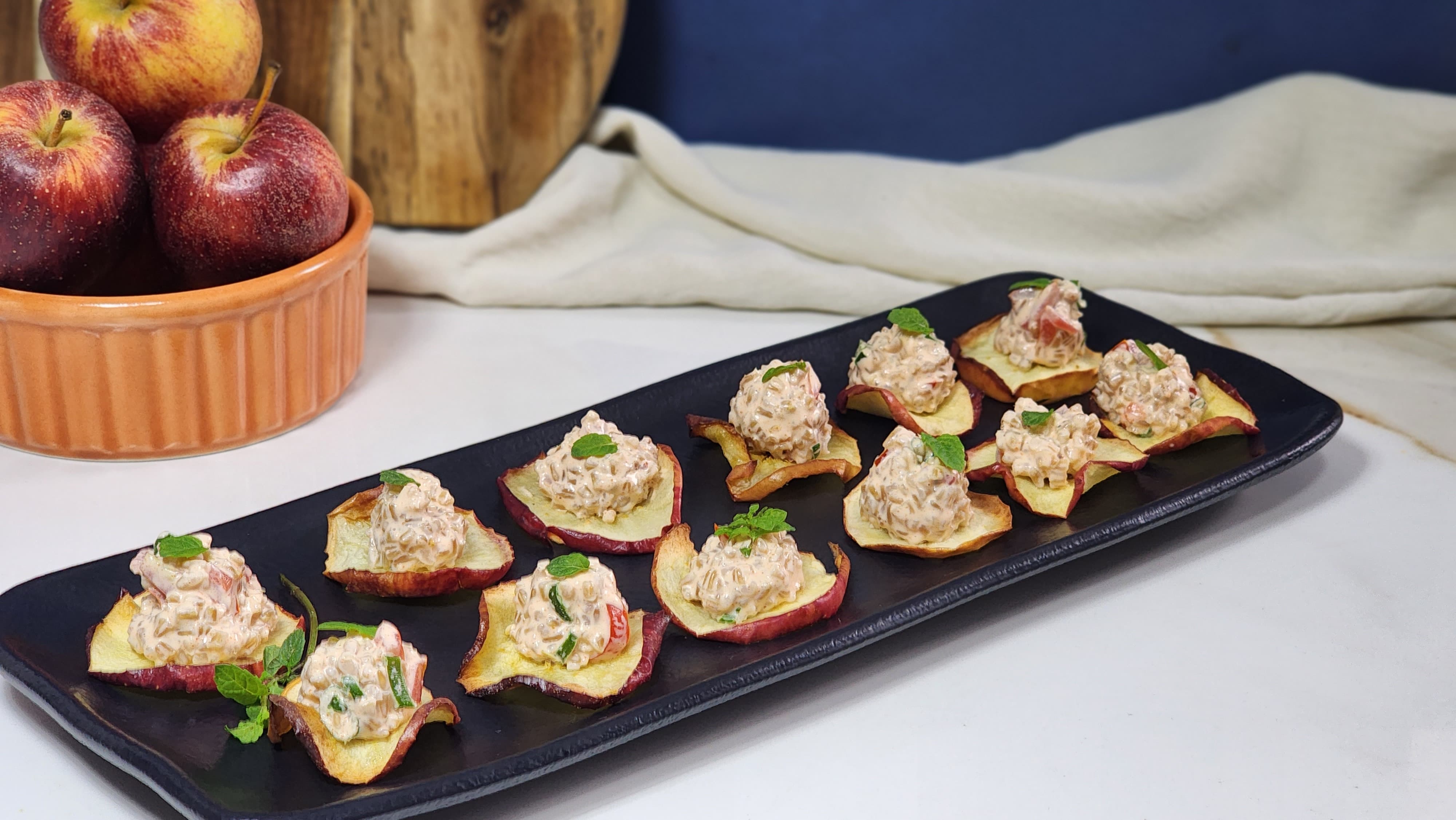 Receita de Tortinha Crocante de Maçã