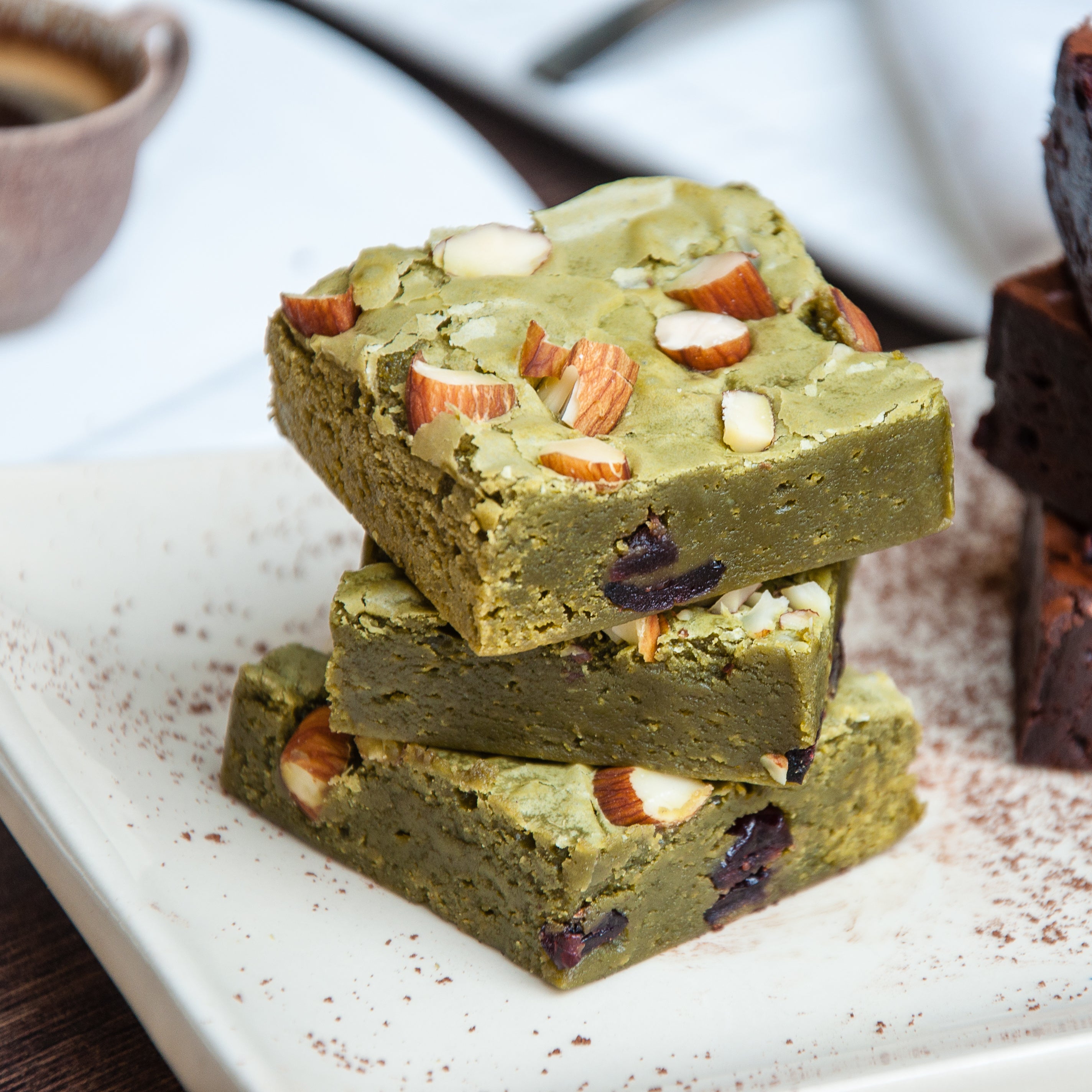 Receita de Brownie de Pistache