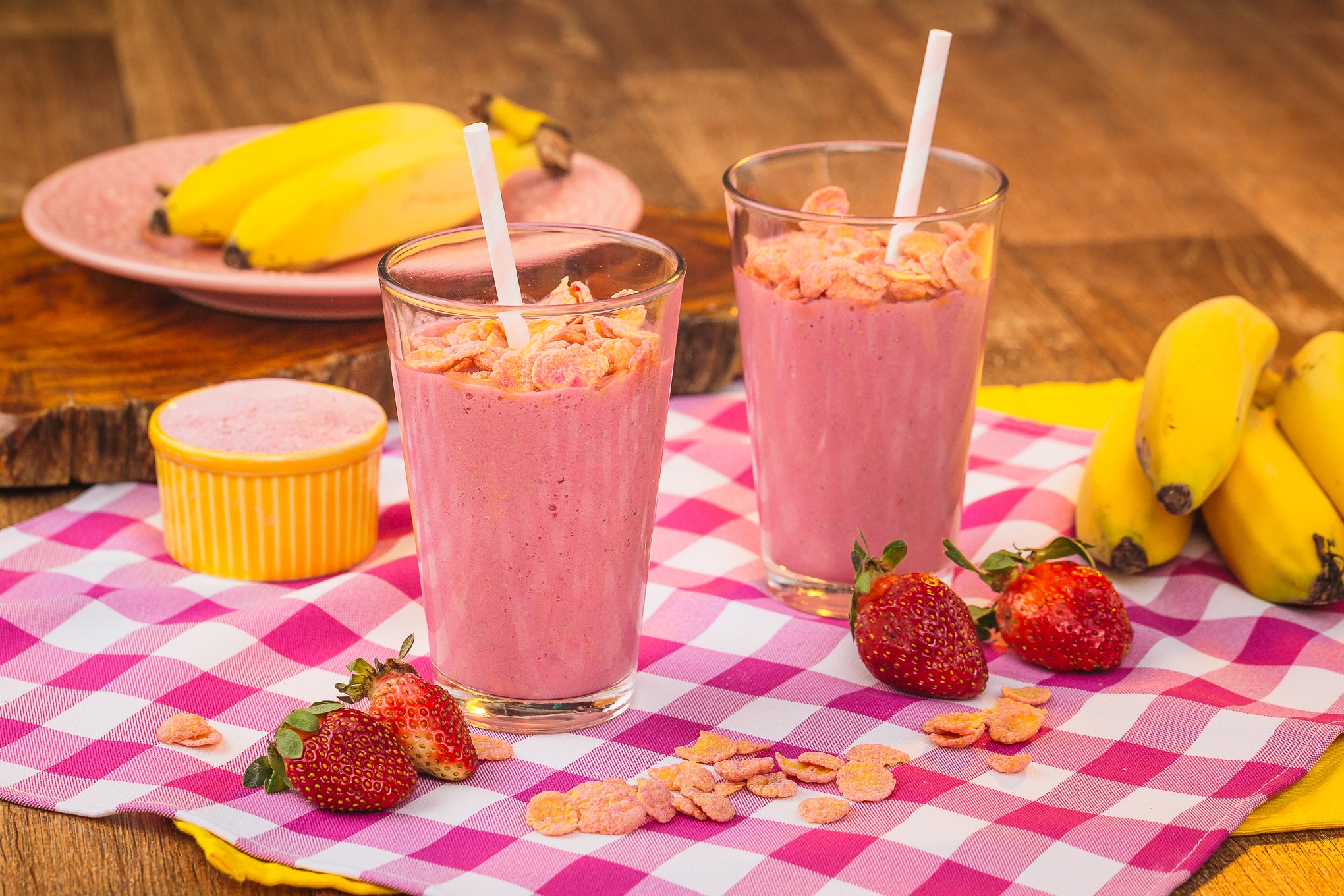 Vitamina de Frutas e Nesquik
