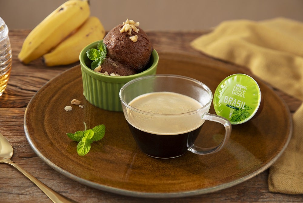 Receita de Sorvete Caseiro de Banana e Cacau