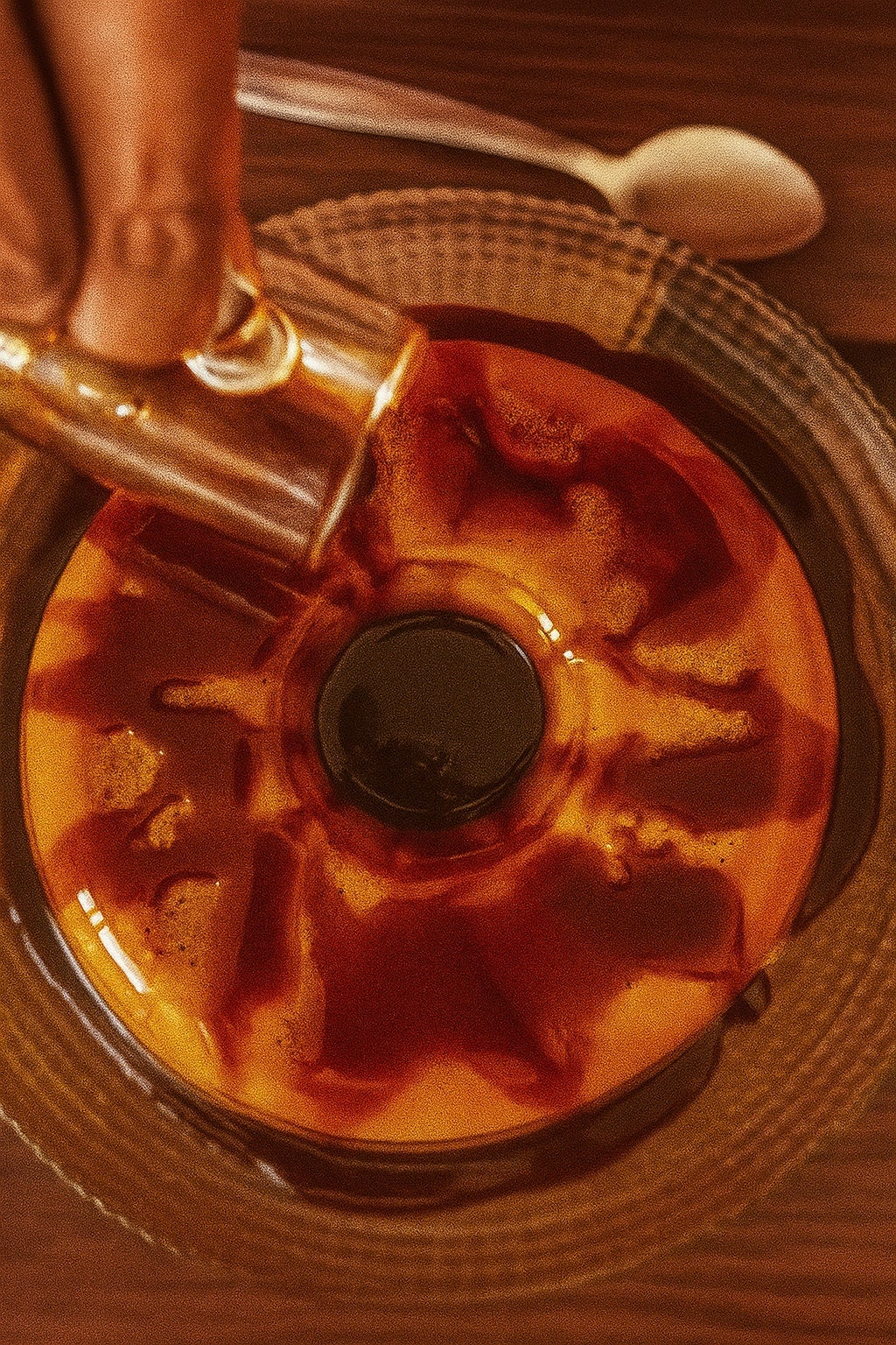 Receita de Flan de Leite Moça com Cacau