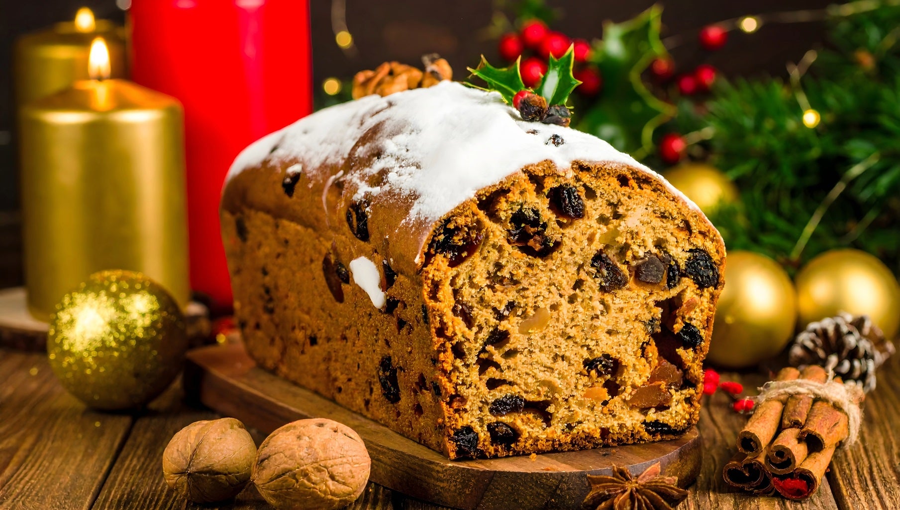 Receita de Bolo de Natal com Especiarias