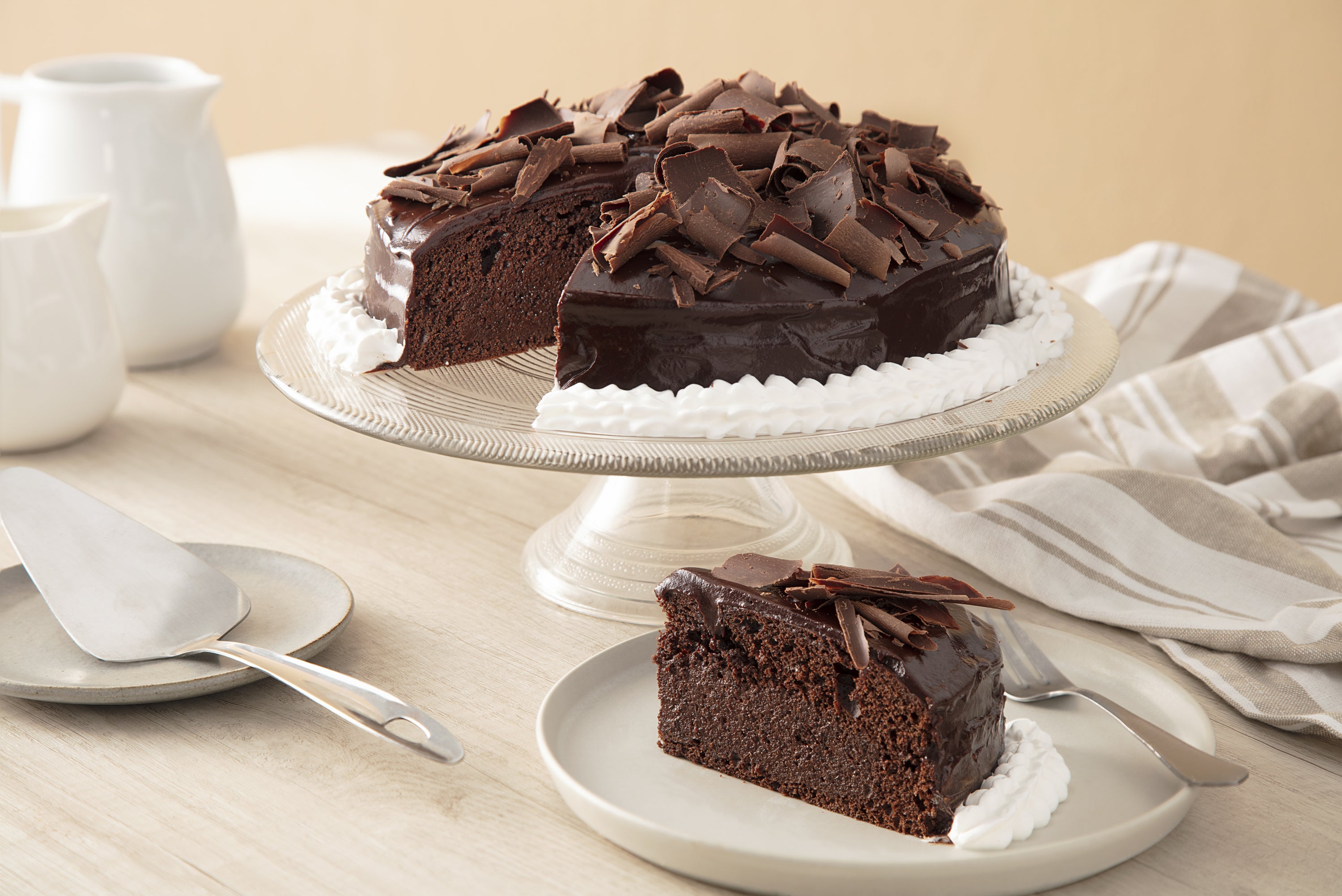 Bolo com Mousse de Chocolate