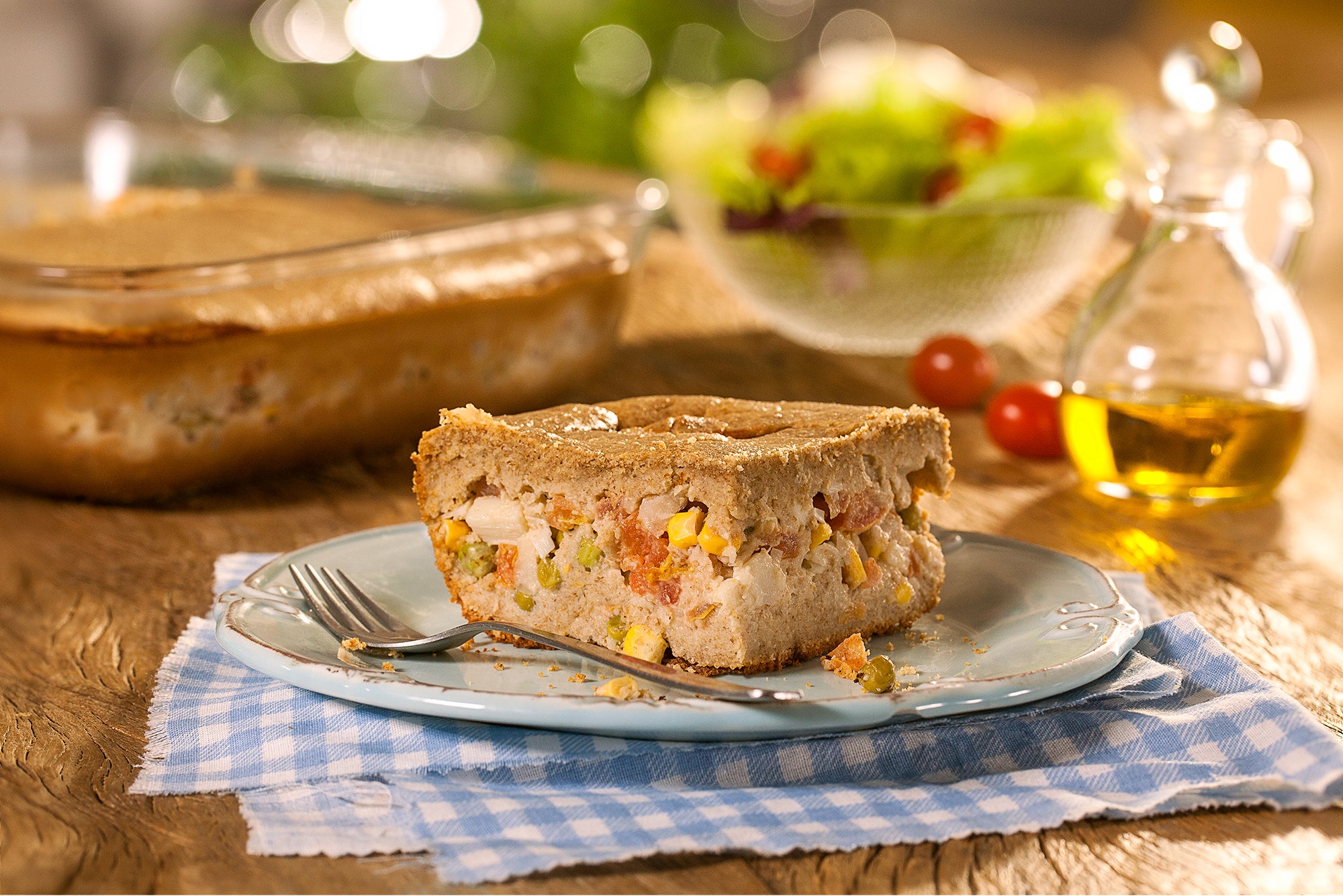 Torta de Legumes de Liquidificador