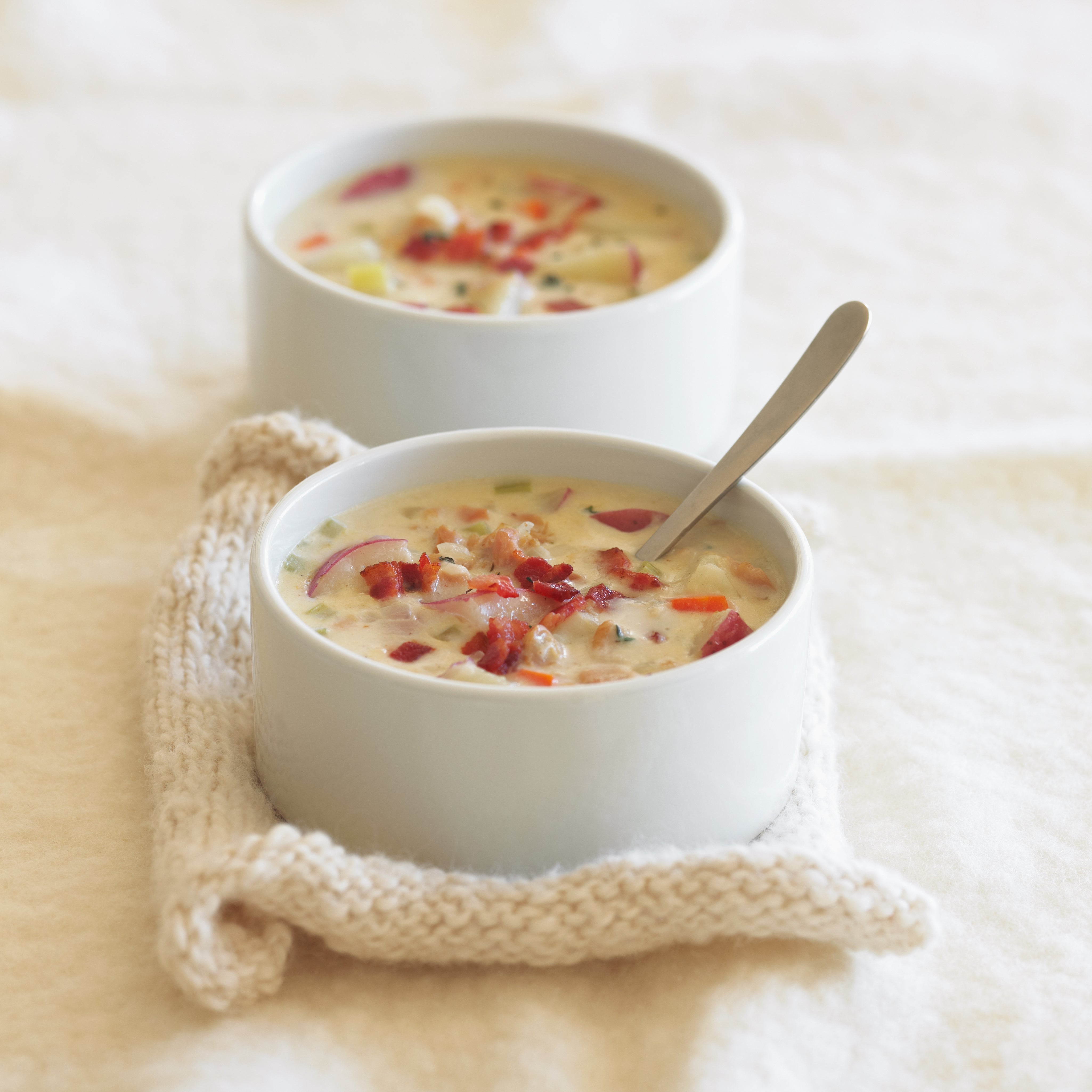 Sopa com Bacon e Massa à Moda do Campo