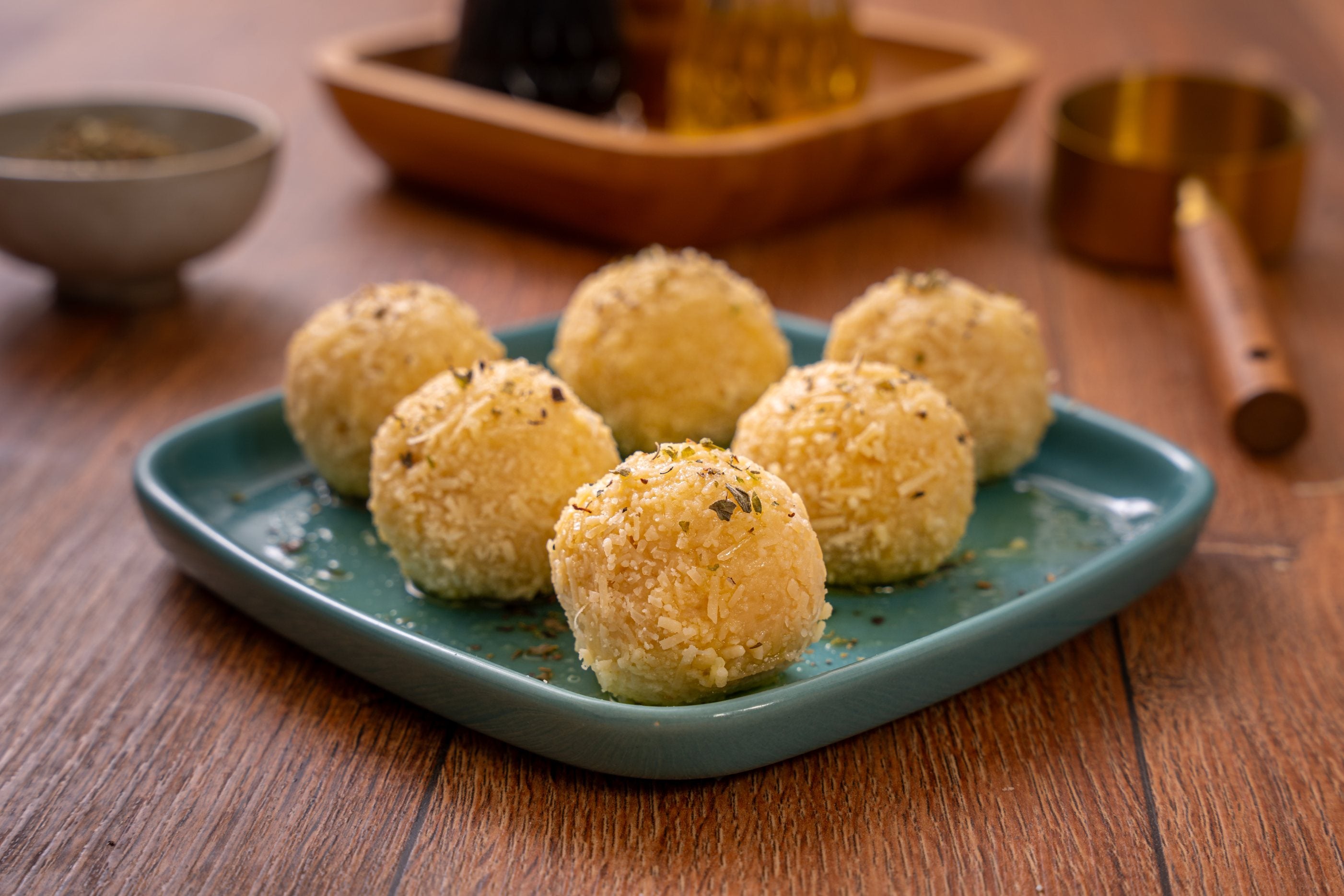 Receita de Bolinhas de queijo de Nutren® Control Sem Sabor