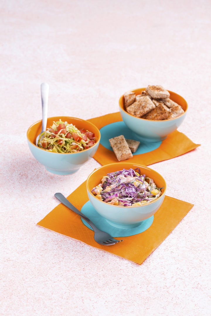Vinagrete Suave e Saladinha Cremosa Fresquinha (Salada Dupla do Poder)