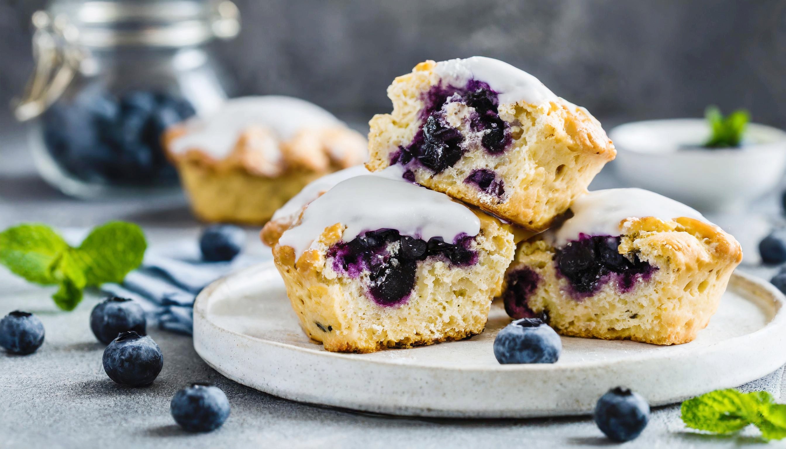 Receita de Cupcake de Limão com Blueberry