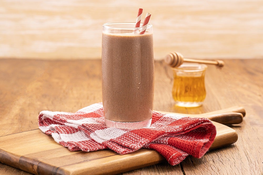 Milkshake Proteico de Abobrinha com Cacau