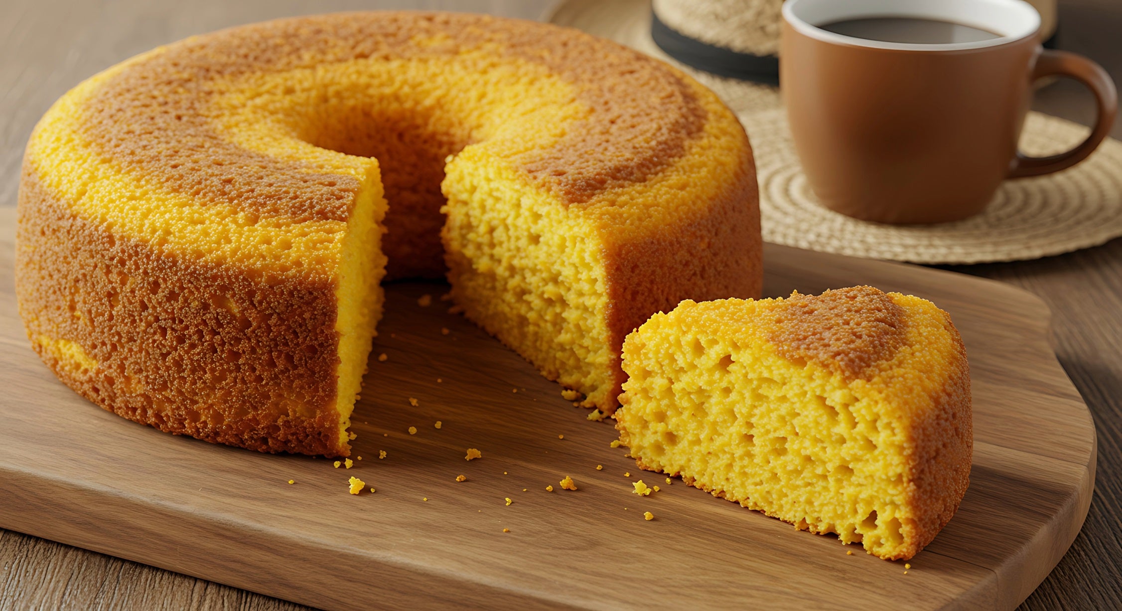 Receita de Bolo de Flocão de Milho