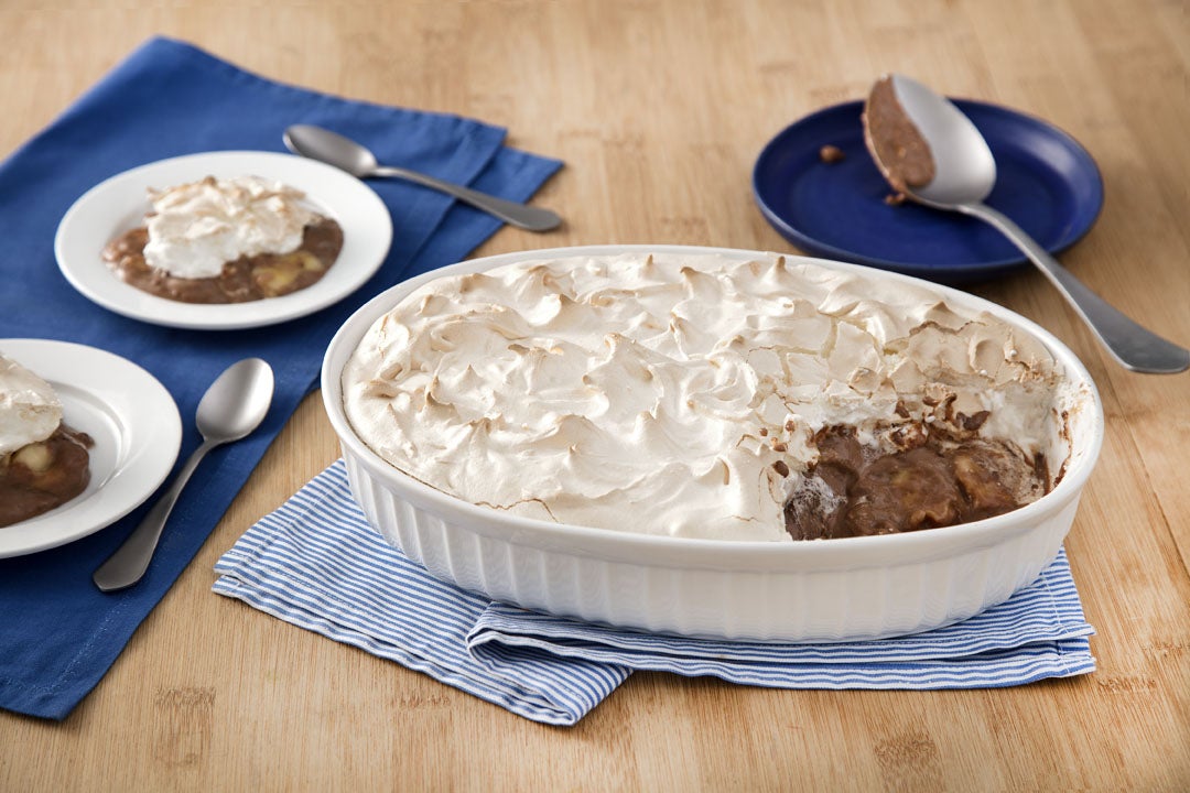 Torta Quente de Banana e Chocolate