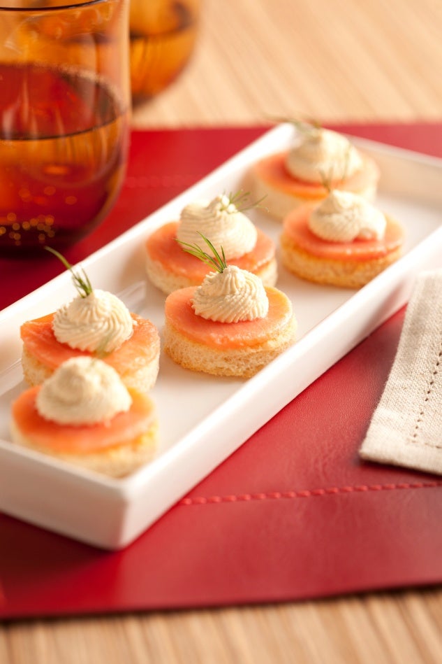 Canapé de Salmão
