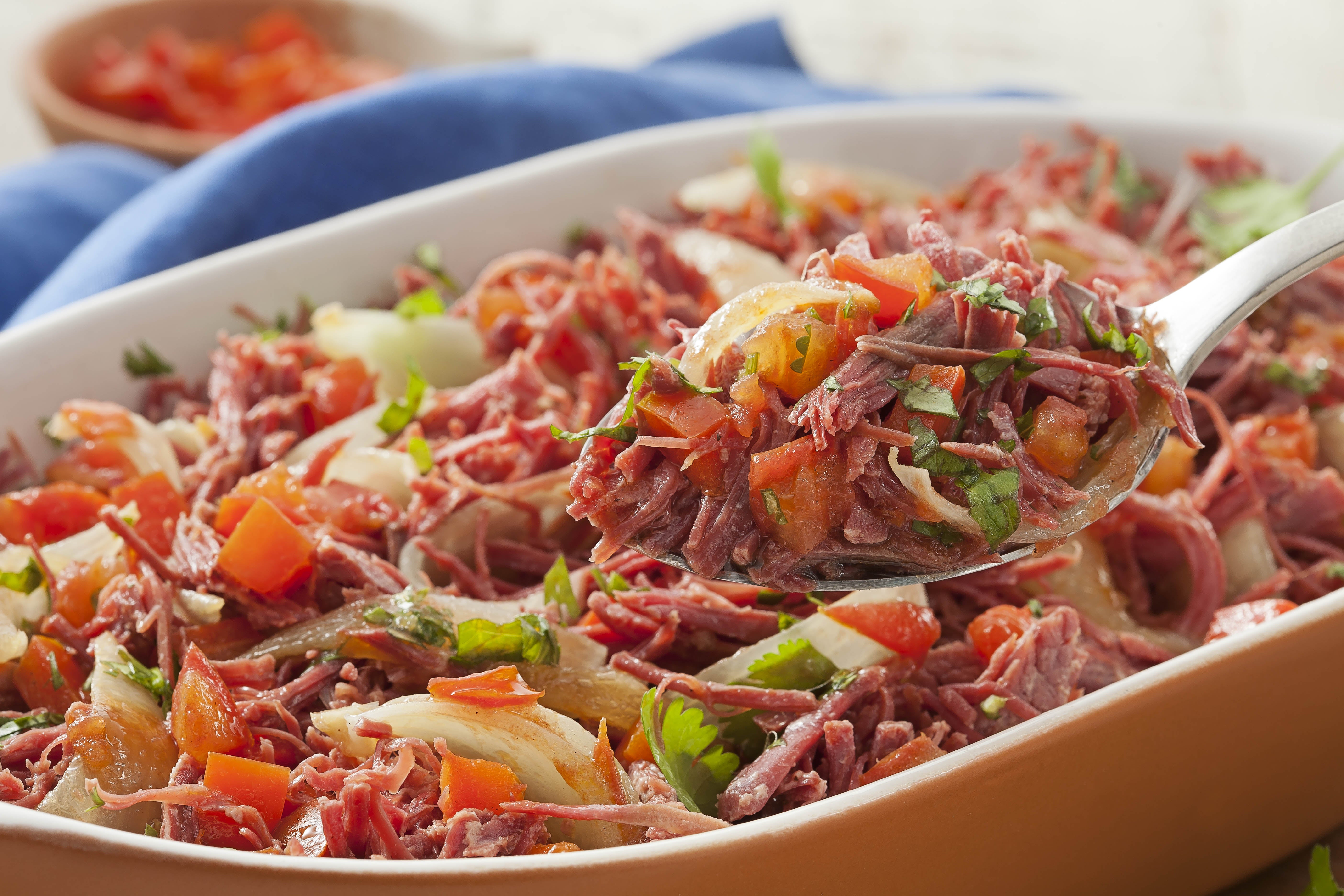 Carne-seca Acebolada