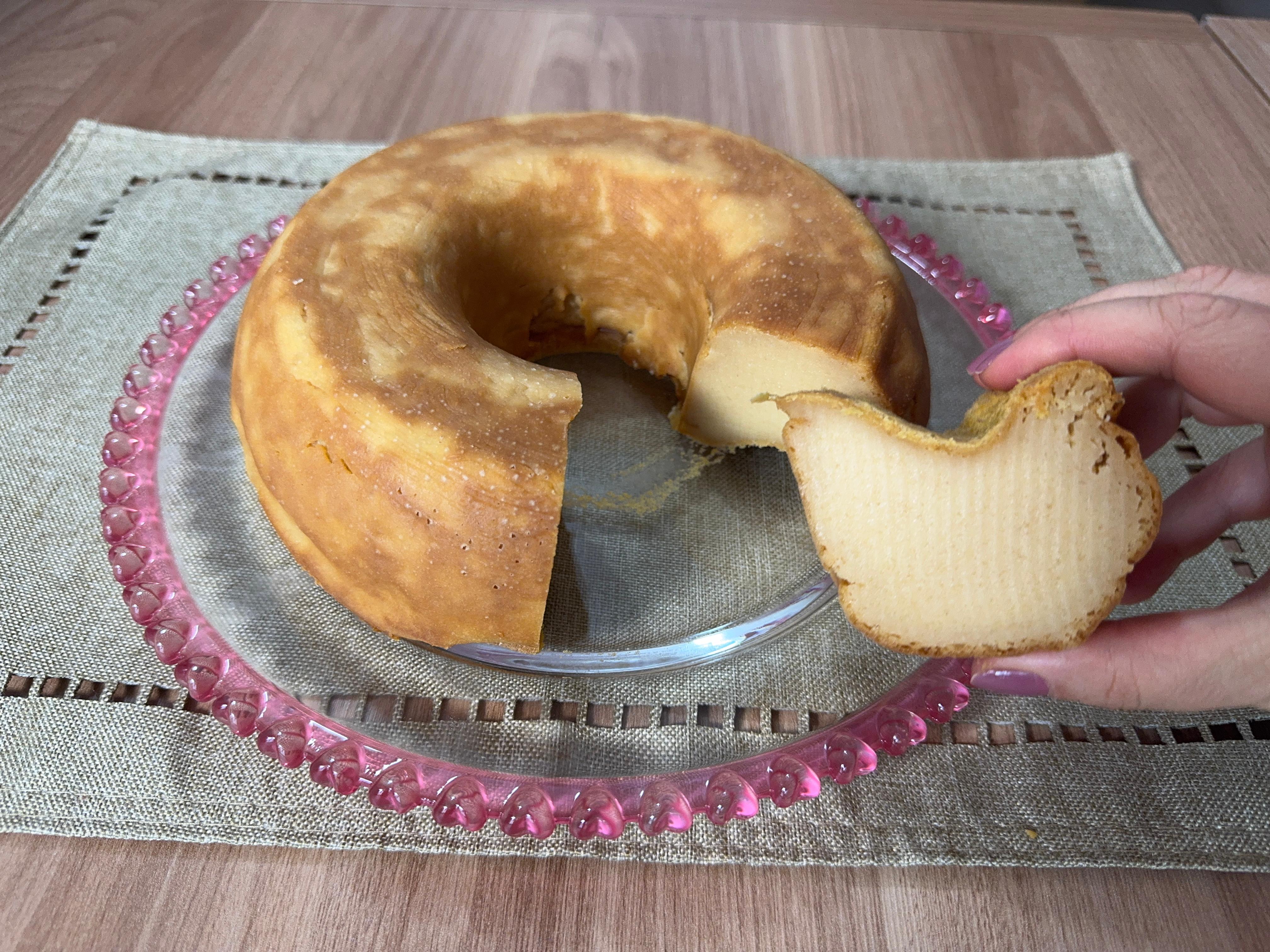 Receita de Bolo Liso de Farinha Láctea