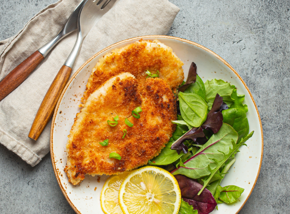 Receita de Frango Empanado com Lemon Pepper