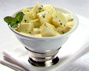 Melão com Creme de Pêssego