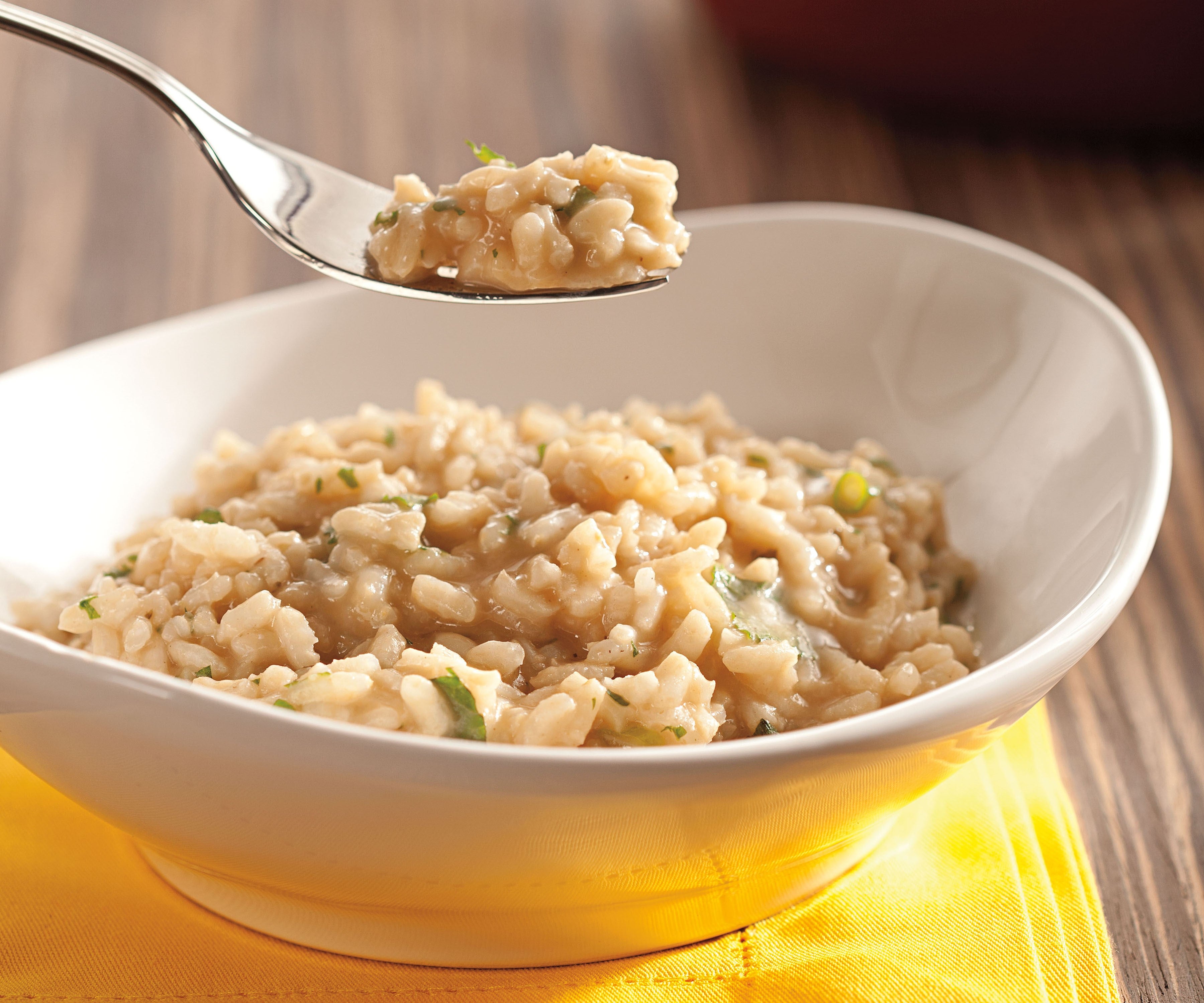 Risoto de Hortelã e Cheiro Verde