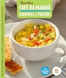 Capa em tons de verde e branco contém a fotografia de uma xícara ao centro com uma receita deliciosa dentro.