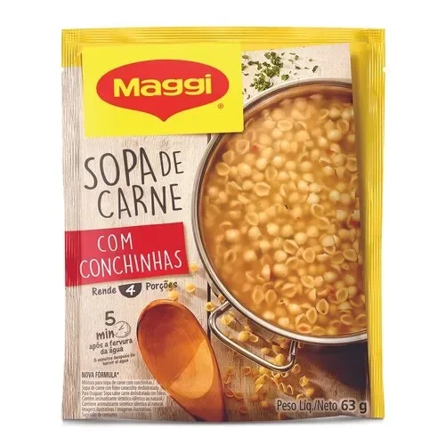 Sopa MAGGI® Carne com Conchinhas