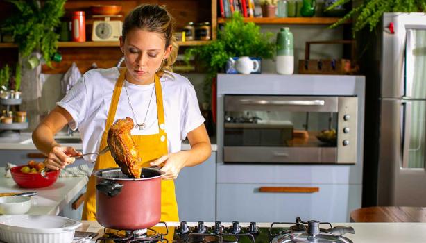 Carne de Panela com Batata e Cebola