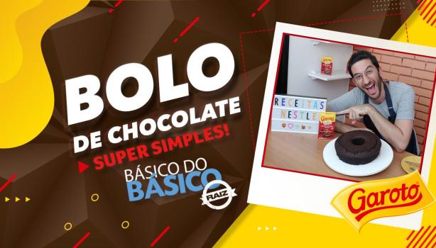 Bolo de Chocolate Super Simples