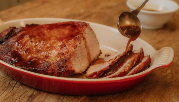 Ceia de Natal na AirFryer: Pernil com molho